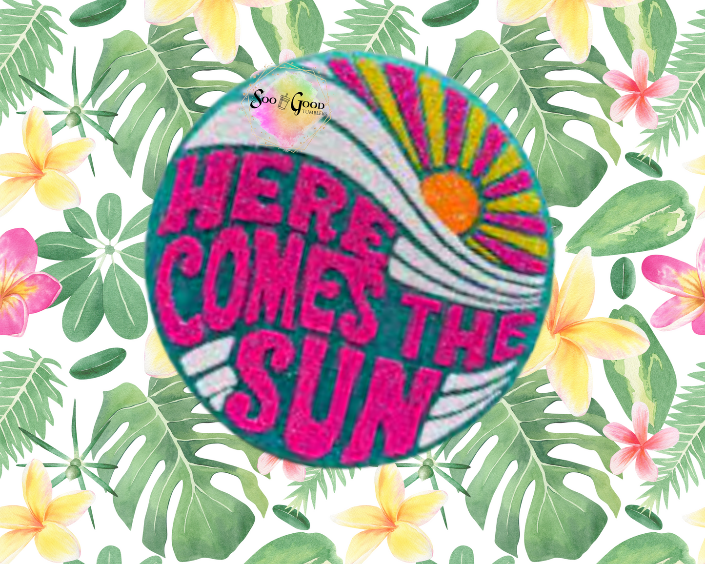 Here Comes The Sun Blinged Car Freshie