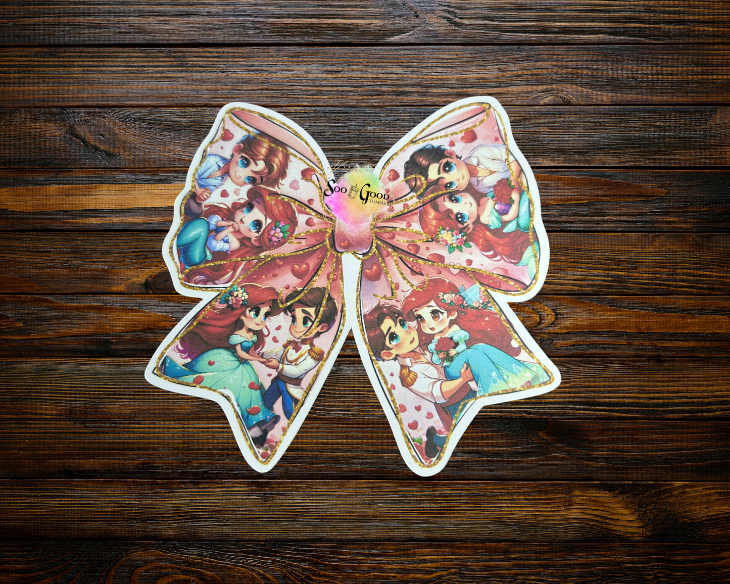 Princess Bow Cardstock Car Freshie (Style 3)