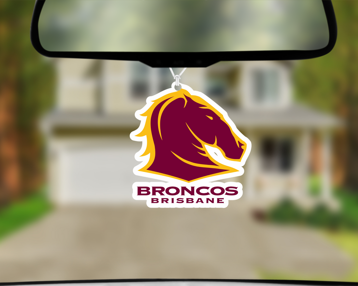 Brisbane Broncos Logo Car Air Freshener