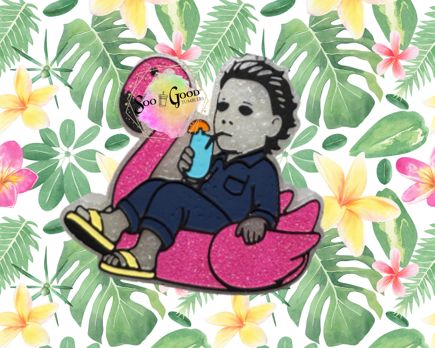 Floating Michael Myers Blinged Car Freshie