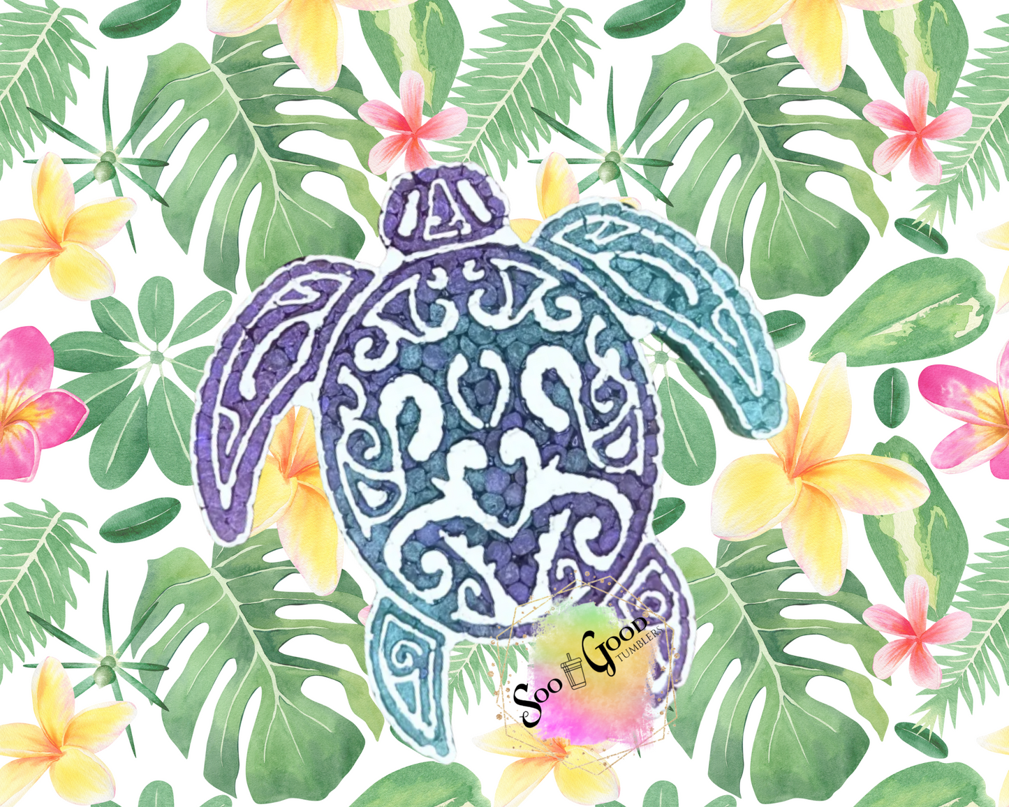 Sea Turtle Blinged Car Freshie