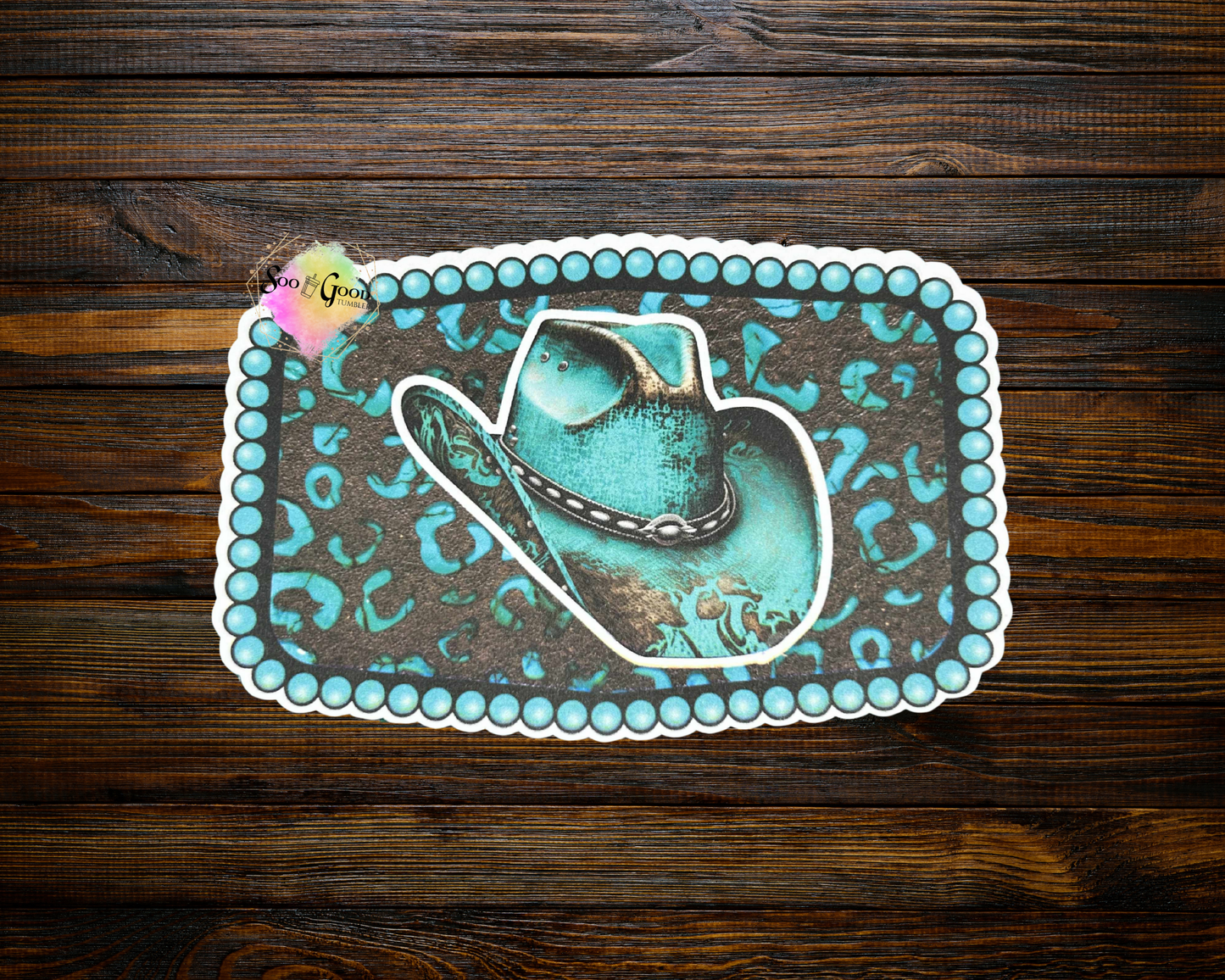 Belt Buckle Cardstock Car Freshie (Style 11)