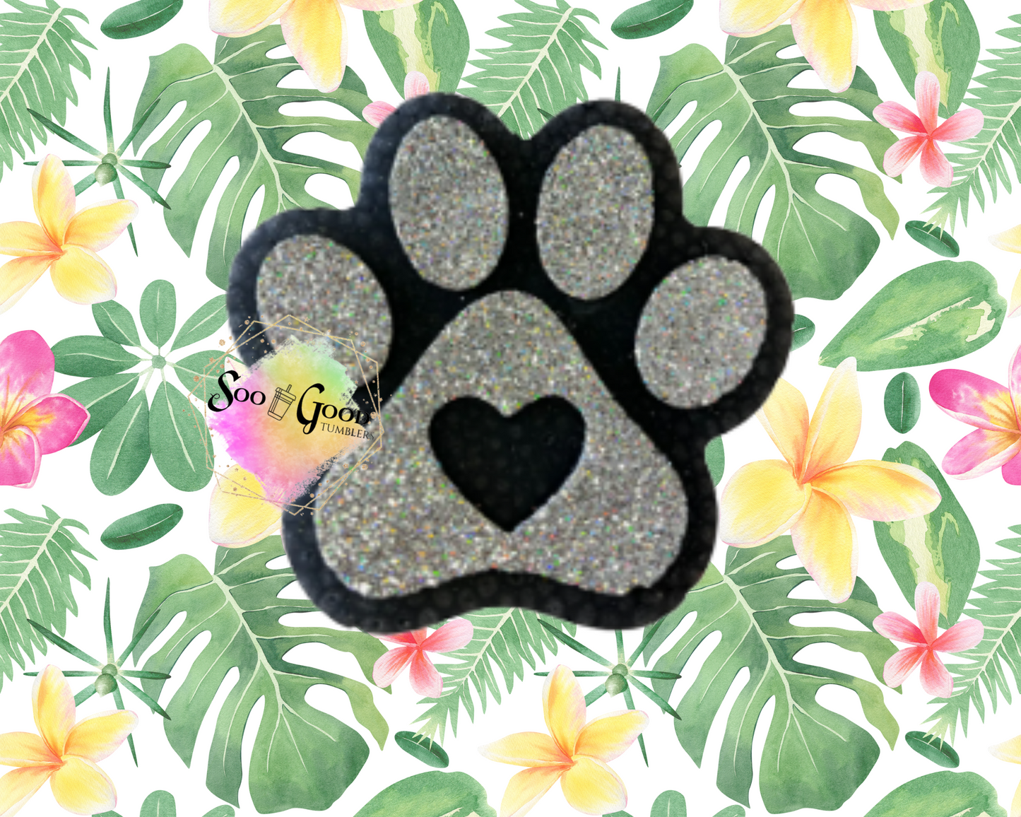 Puppy Paw Blinged Car Freshie