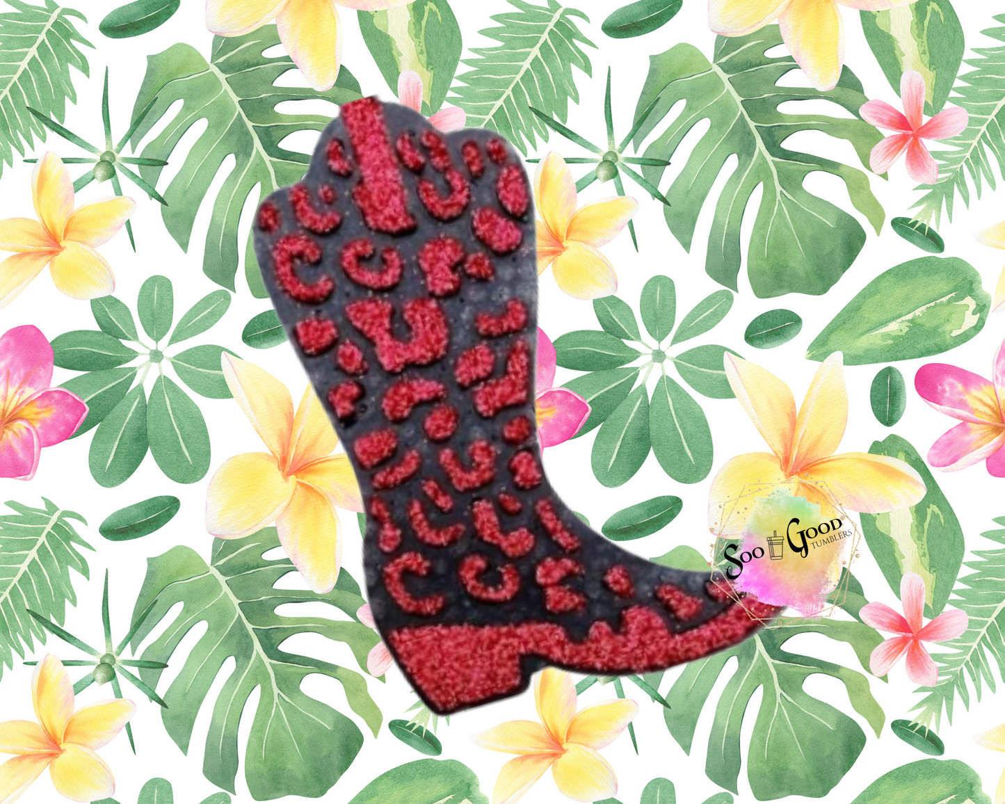 Western Boot Blinged Car Freshie