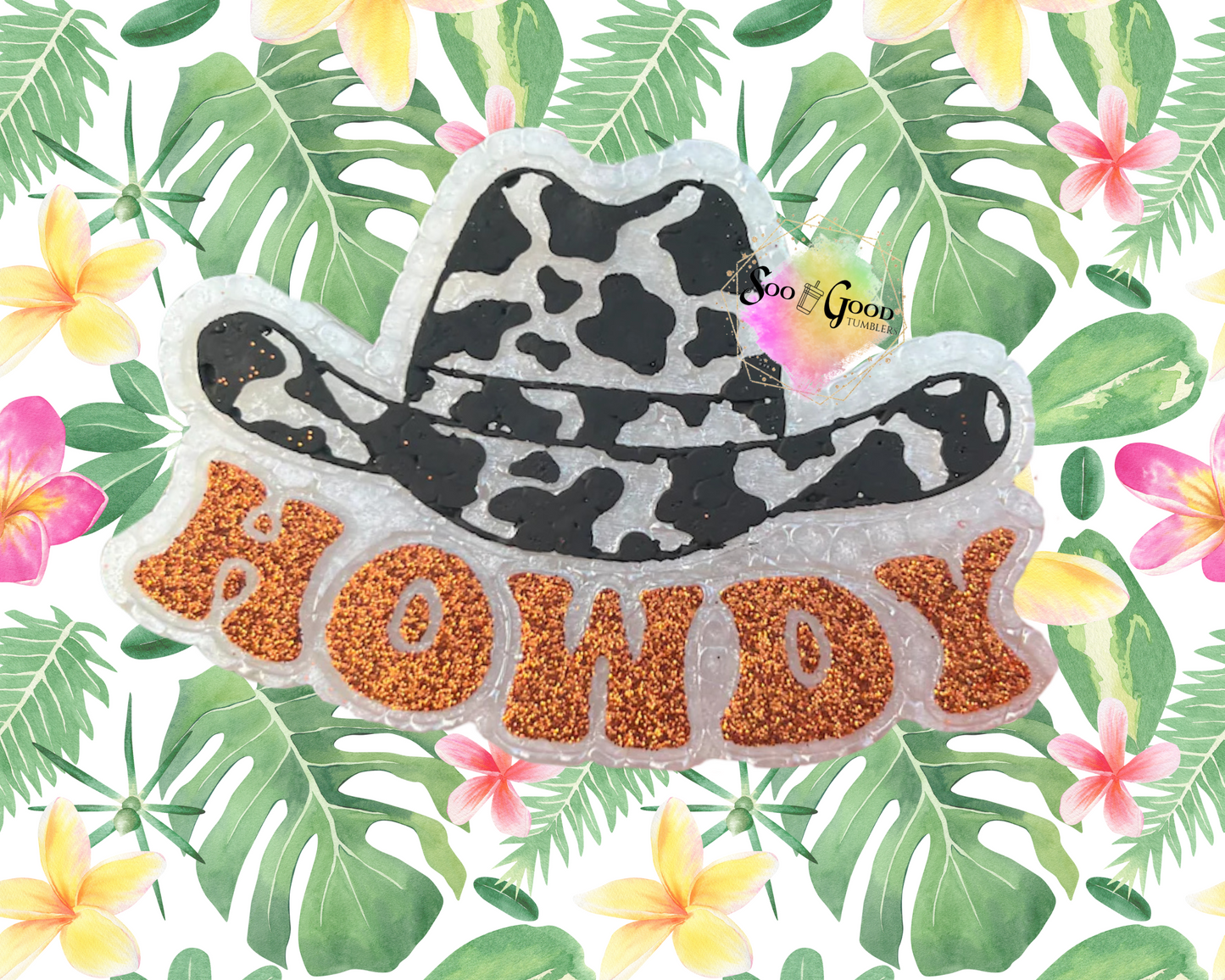 Howdy Blinged Car Freshie