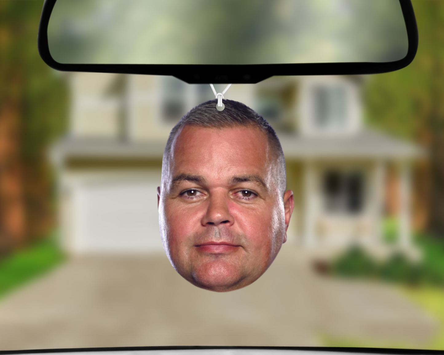 Big Head - Anthony Seibold Car Air Freshener