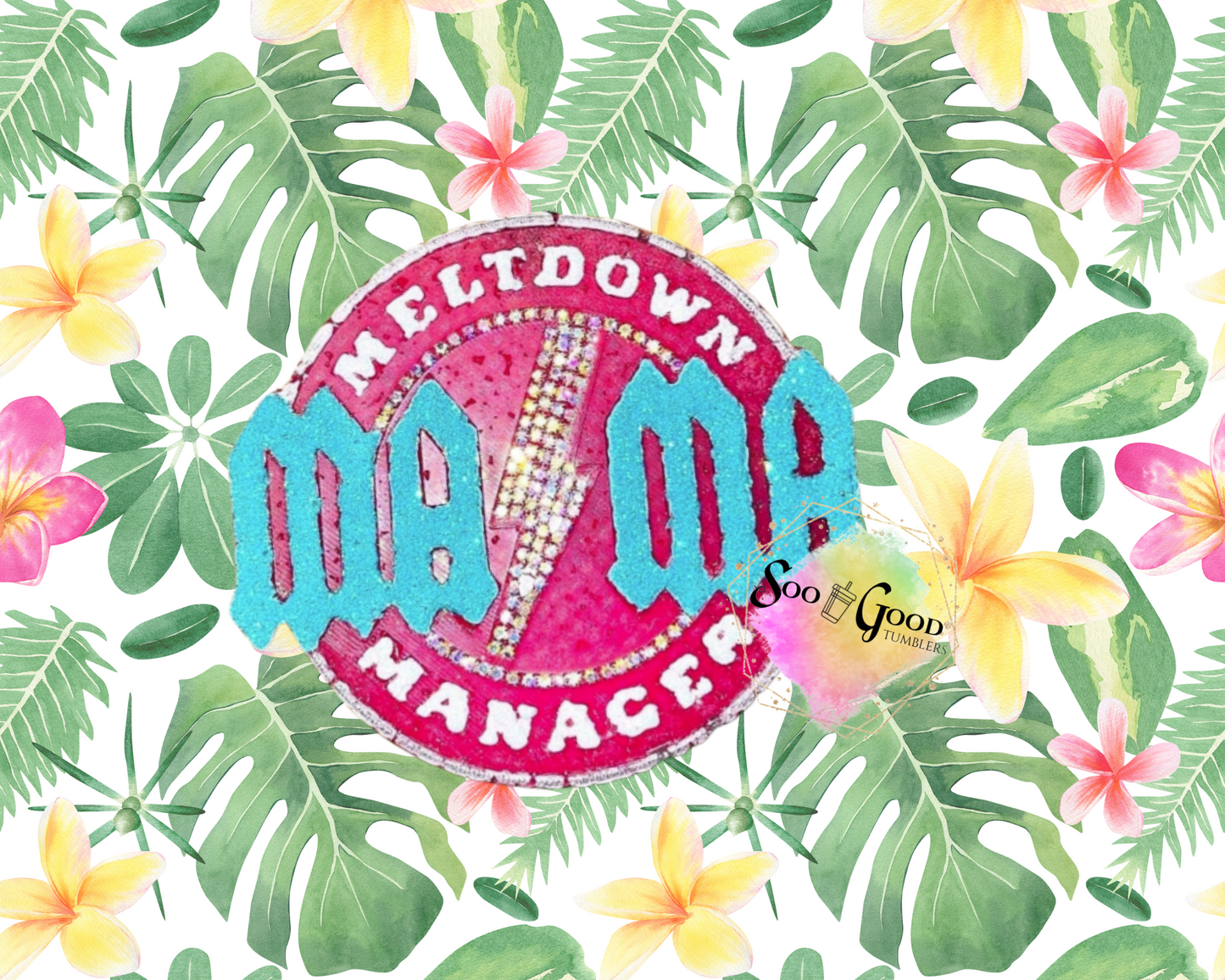 Meltdown Mama Blinged Car Freshie