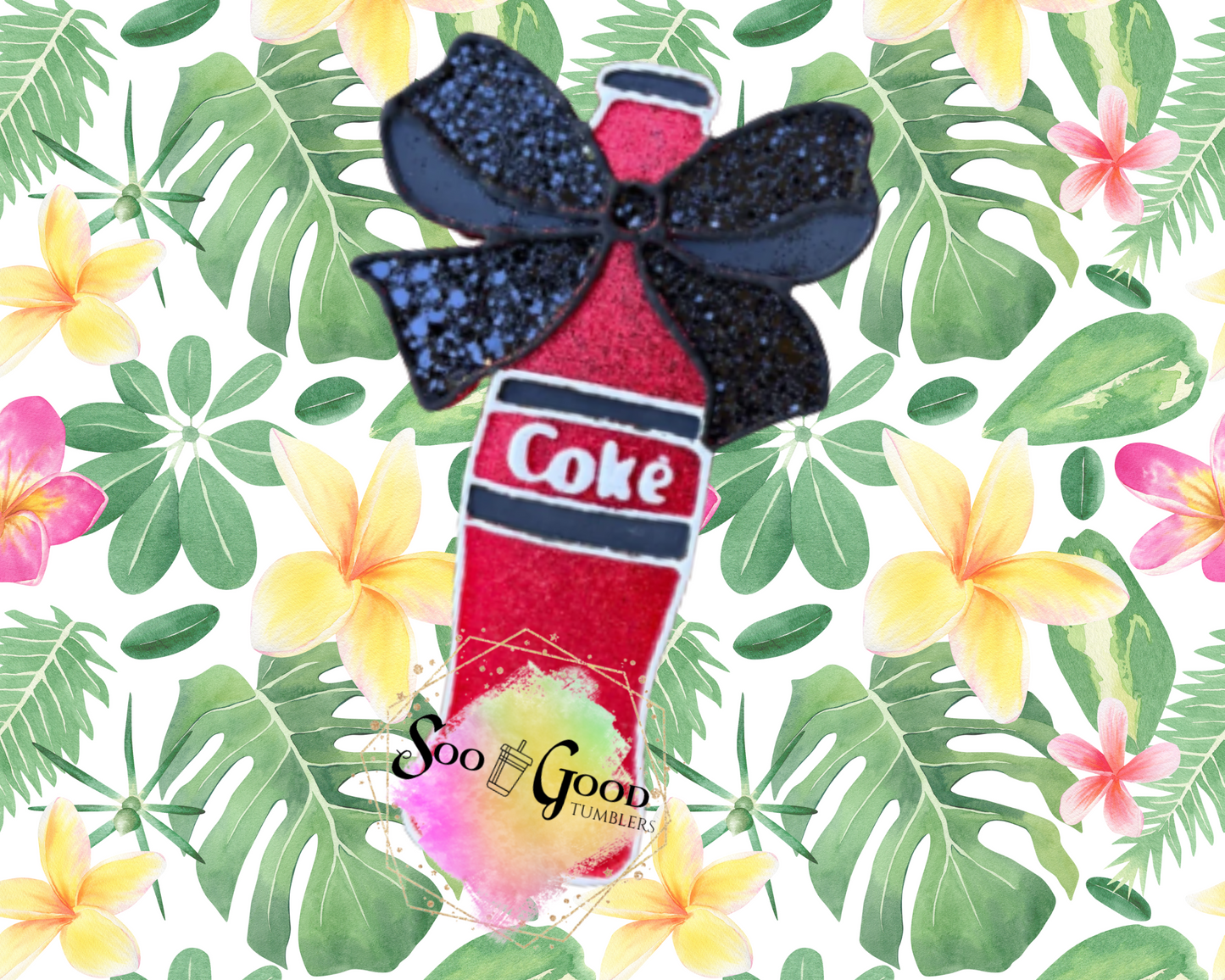 Coke Bottle Blinged Car Freshie
