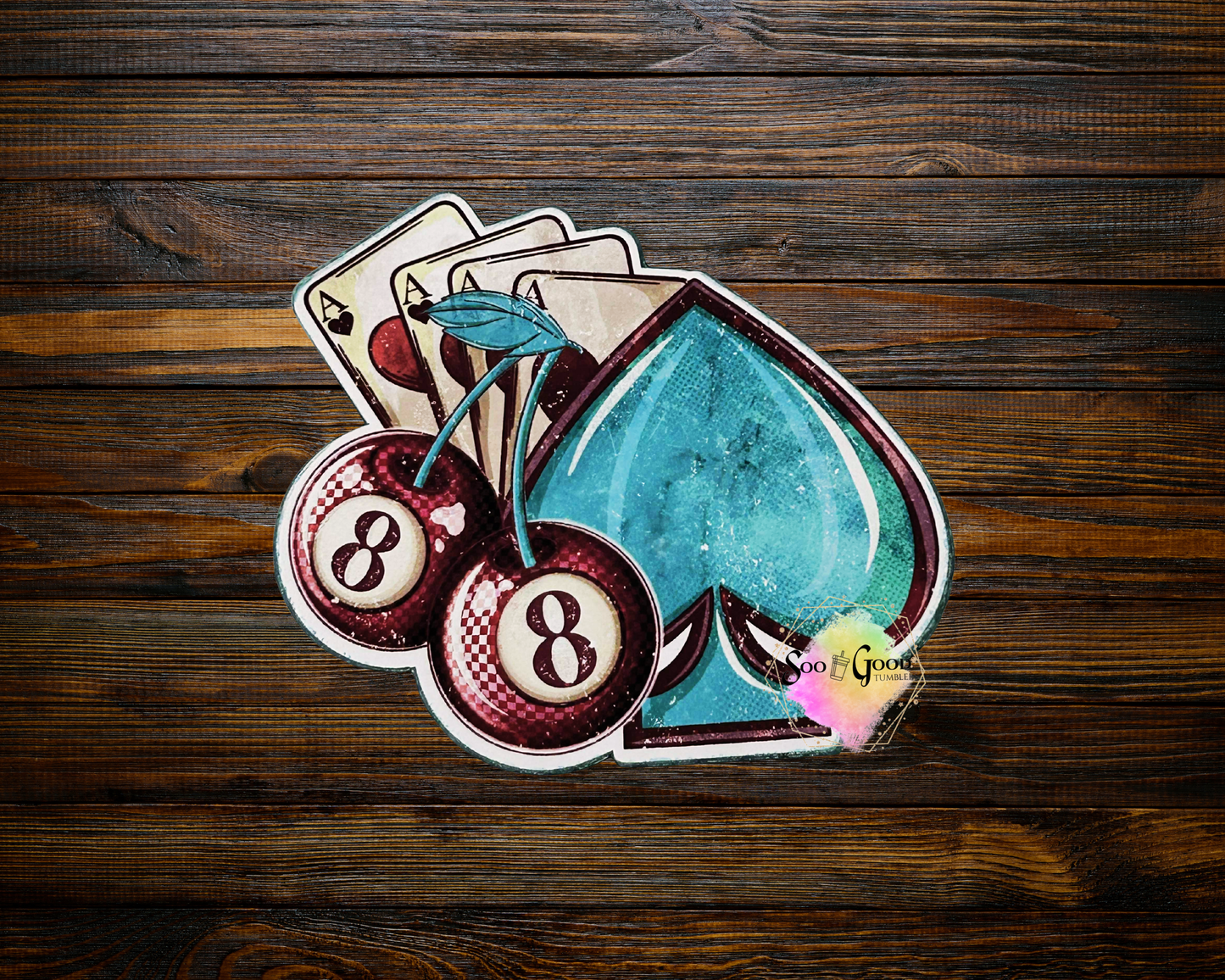Lucky Spade Cardstock Car Freshie