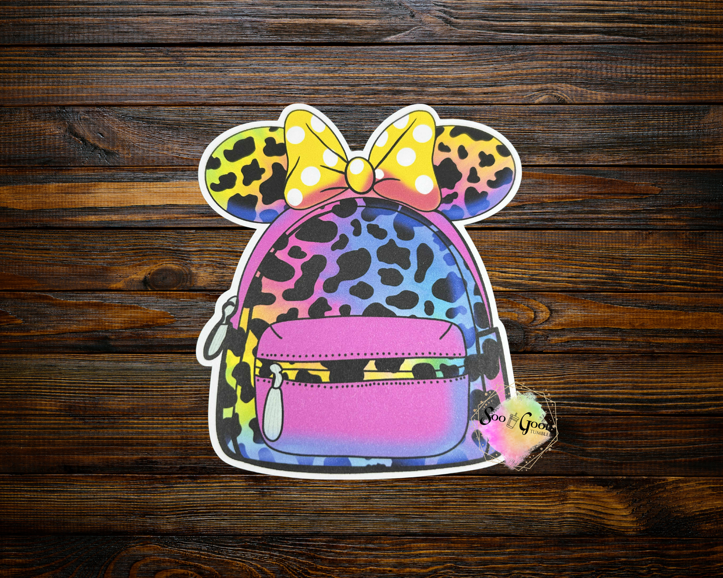 Mouse Ears Backpack Cardstock Car Freshie (Style 2)