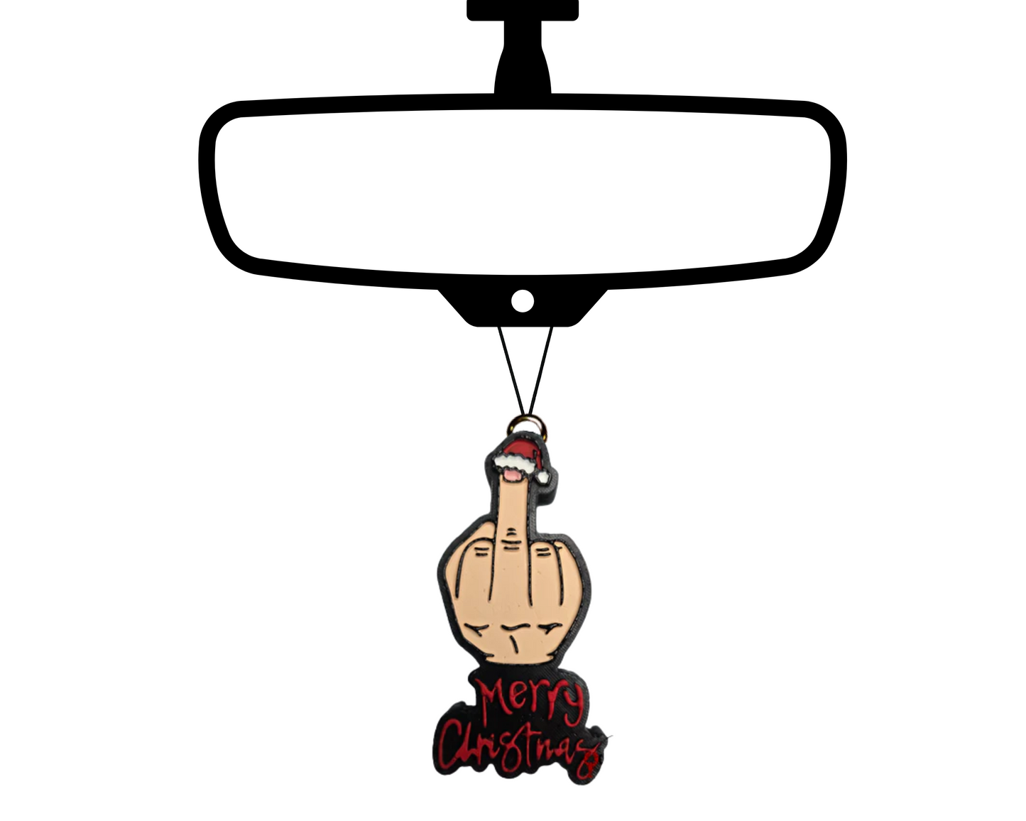 Merry Christmas - Up Yours Blinged Car Freshie