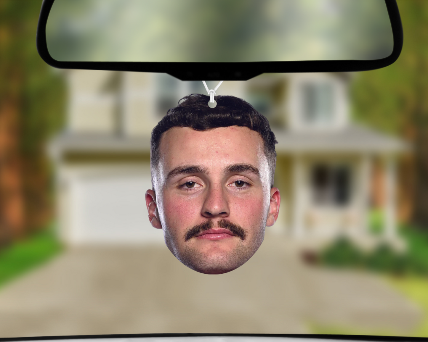 Big Head - Aaron Schoupp Car Air Freshener