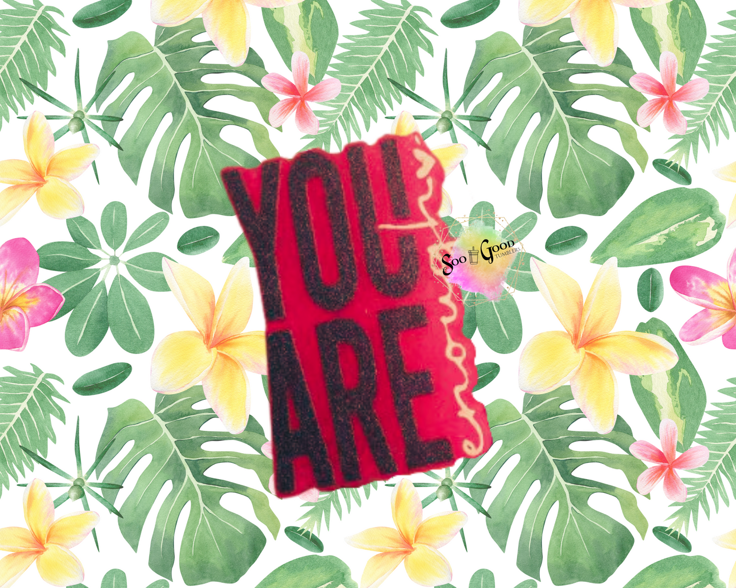 You Are Enough Blinged Car Freshie