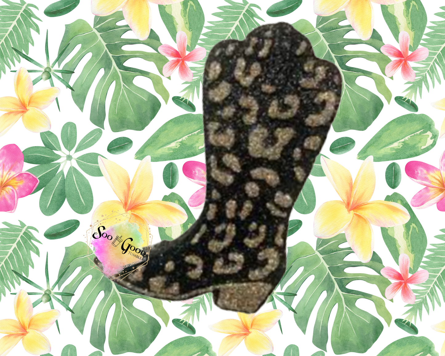 Western Boot Blinged Car Freshie