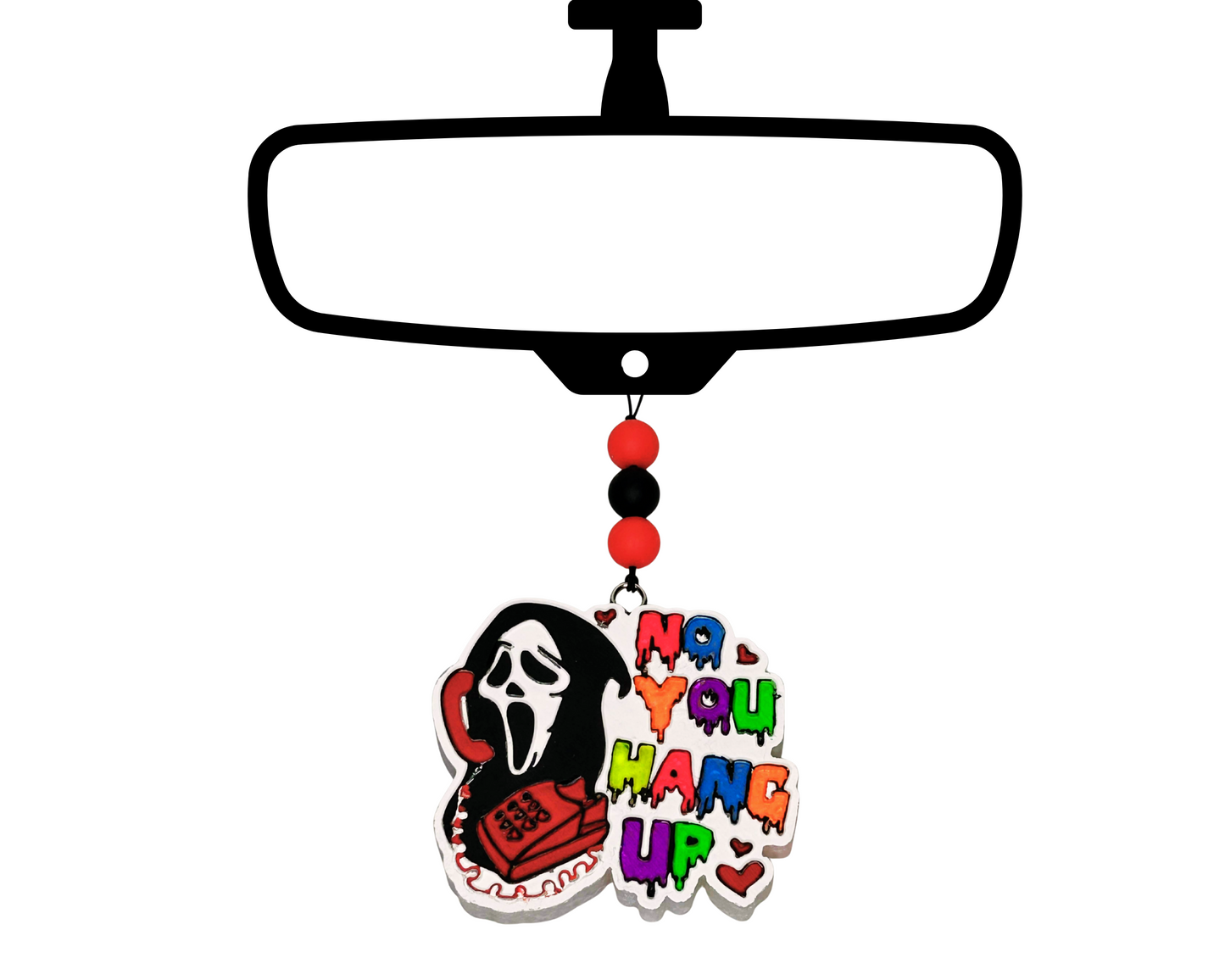 No You Hang Up Blinged Car Freshie