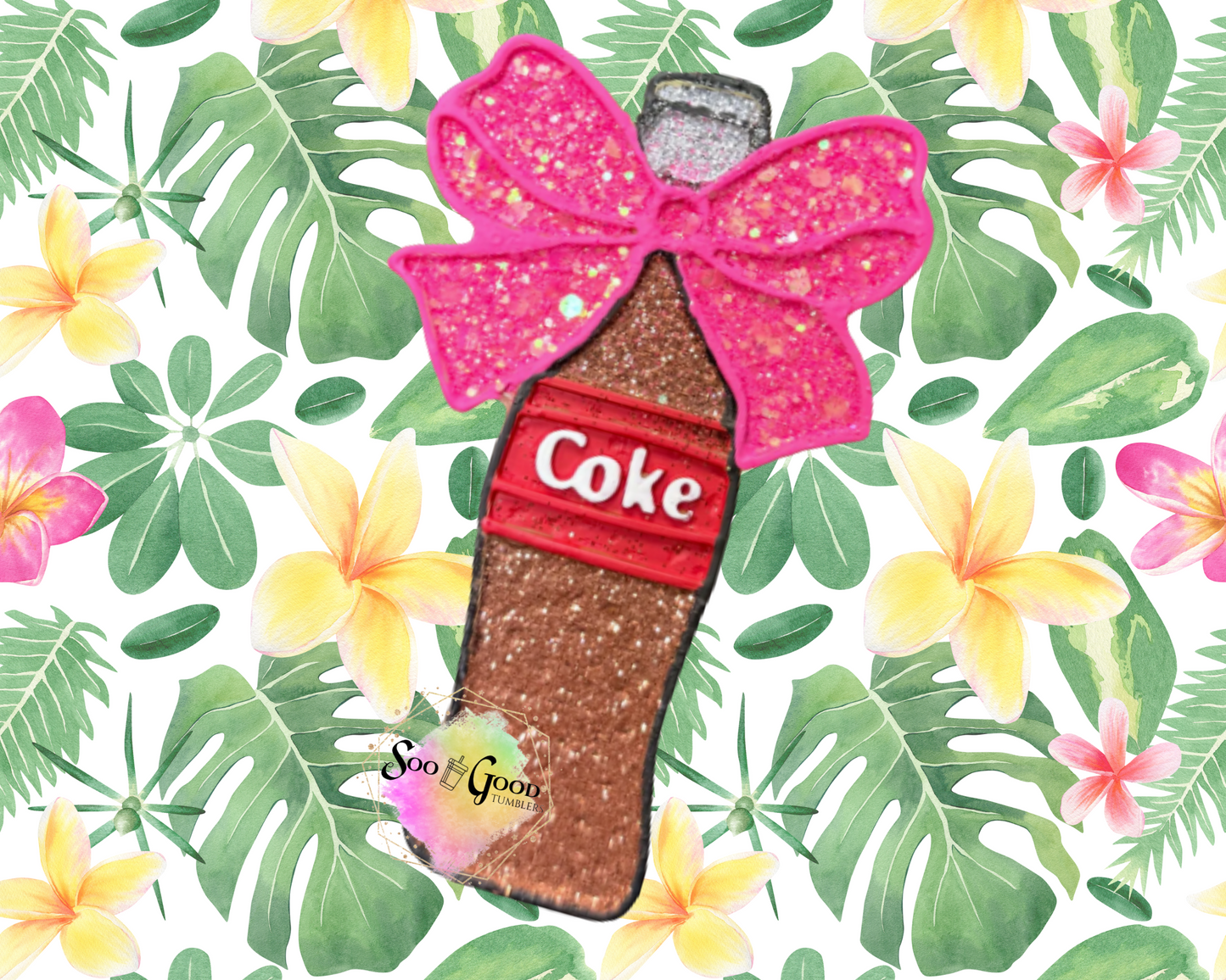 Coke Bottle Blinged Car Freshie