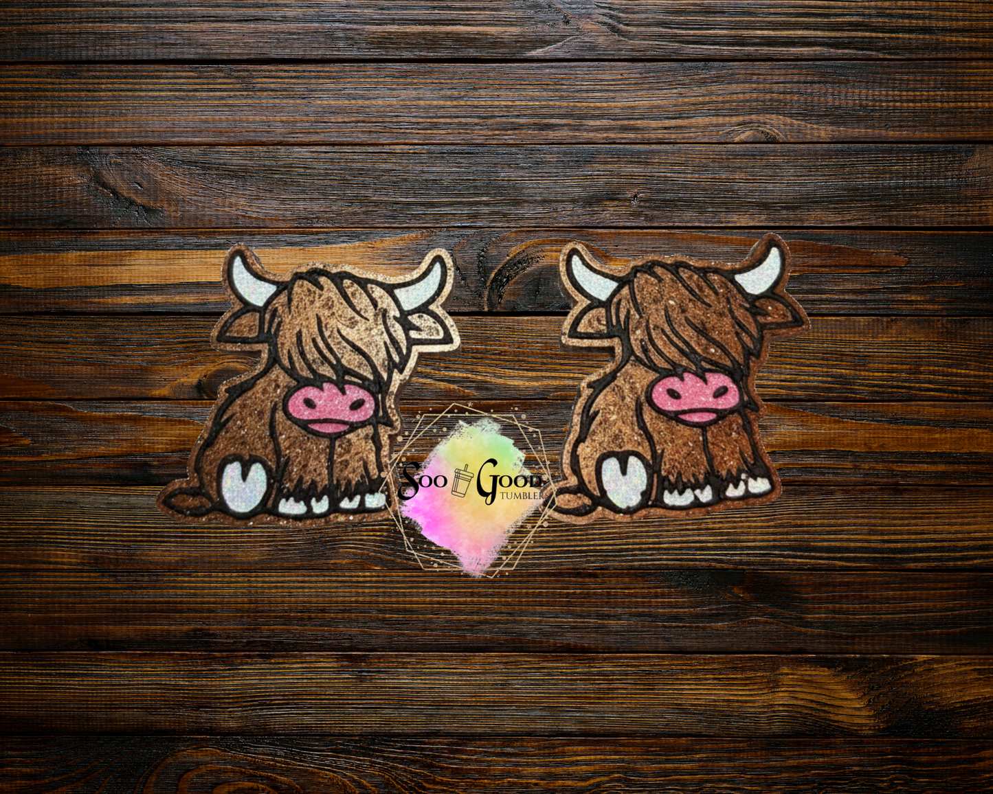 Highland Cow Blinged Car Vents Freshie