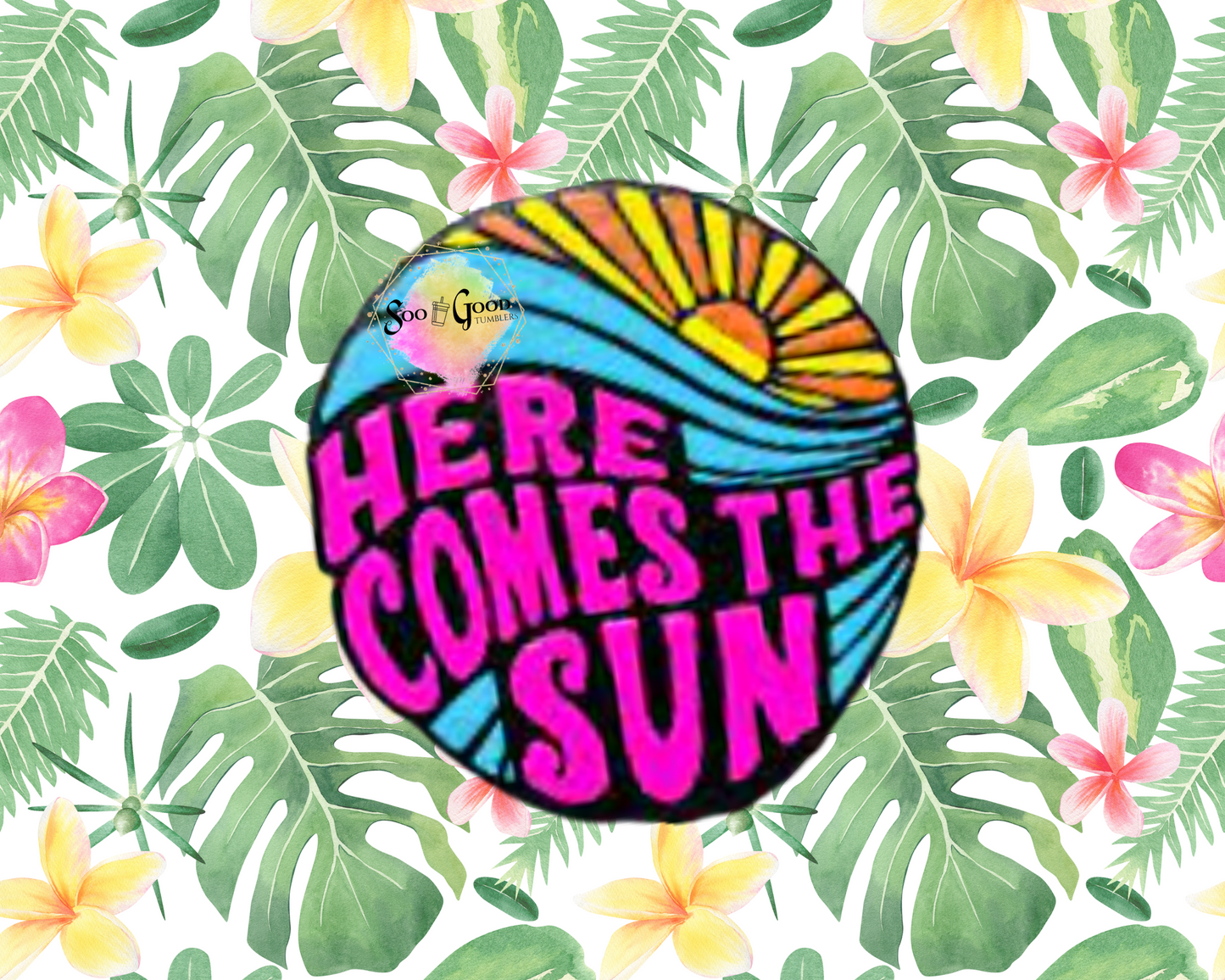 Here Comes The Sun Blinged Car Freshie