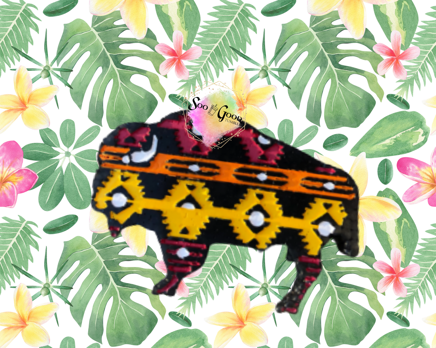 Buffalo Blinged Car Freshie