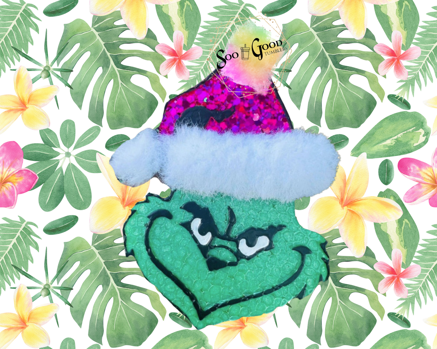 Grinch Blinged Car Freshie