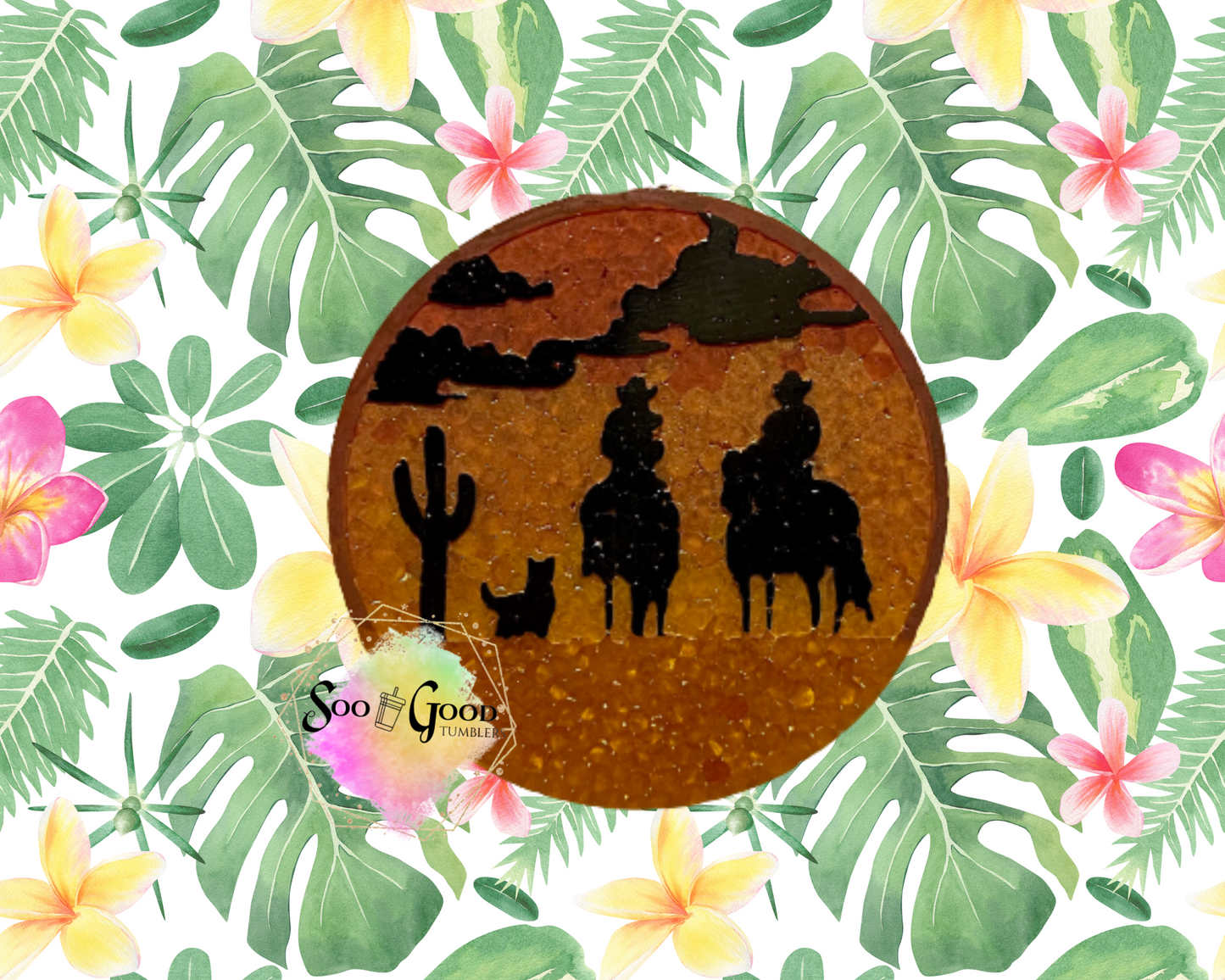 Cowboys Ride Blinged Car Freshie