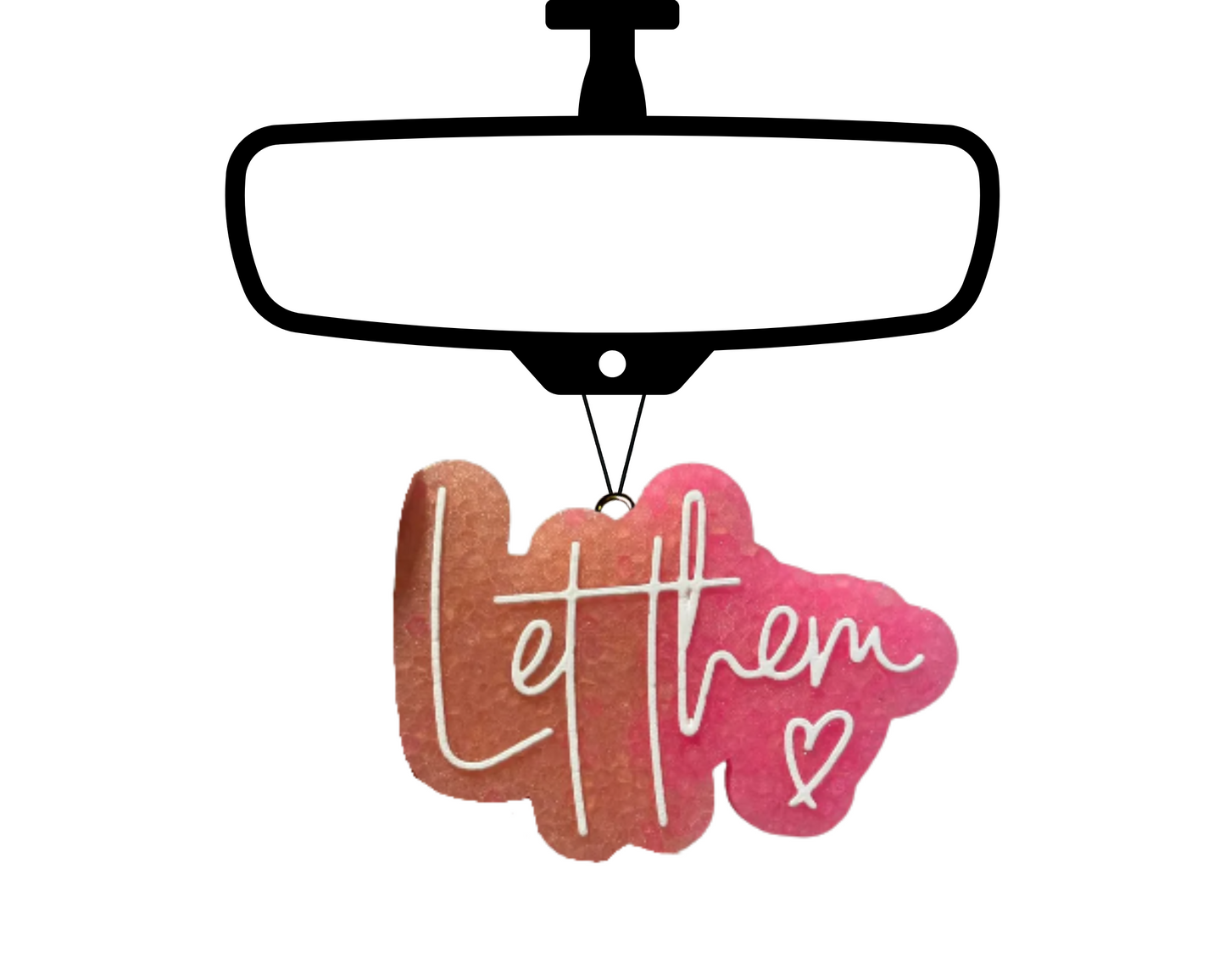 Let Them Blinged Car Freshie