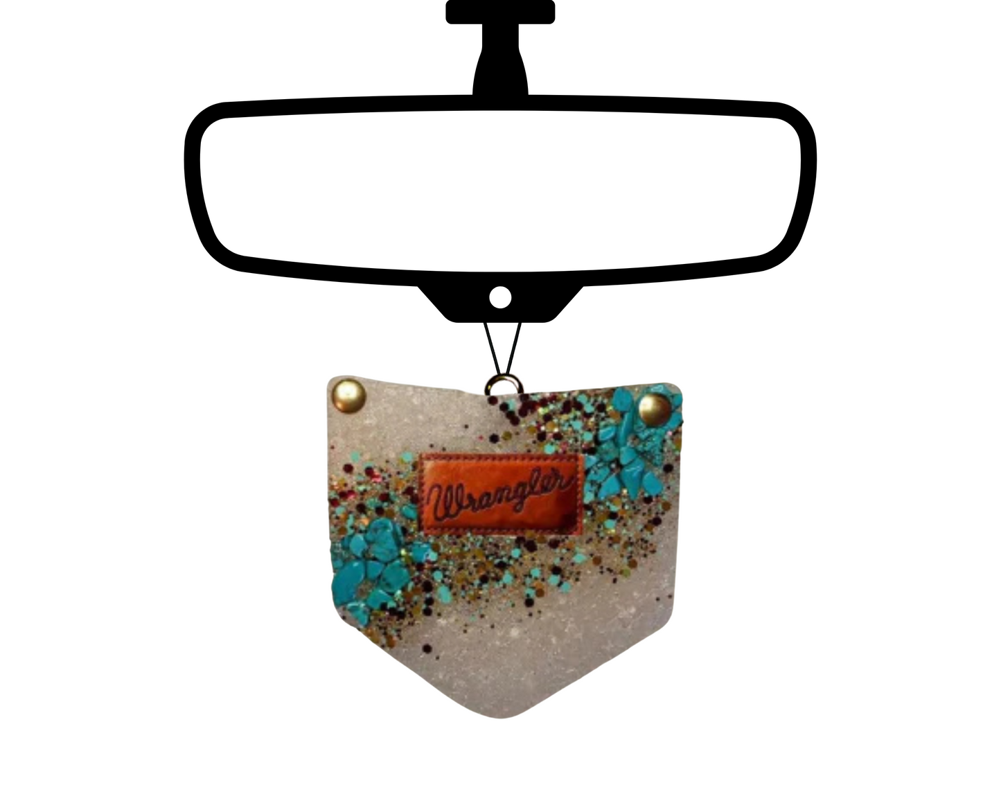 Wrangler Blinged Car Freshie