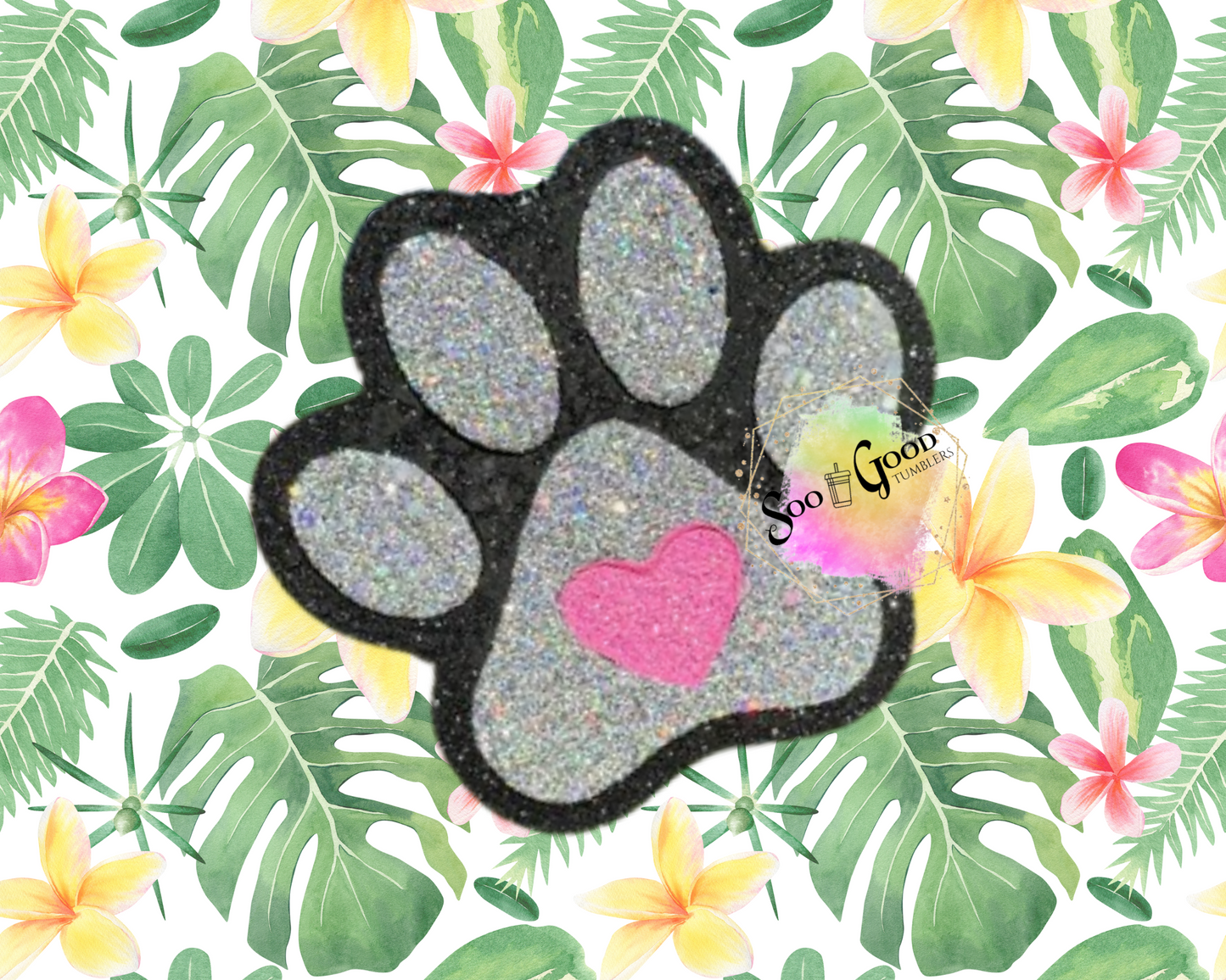 Puppy Paw Blinged Car Freshie