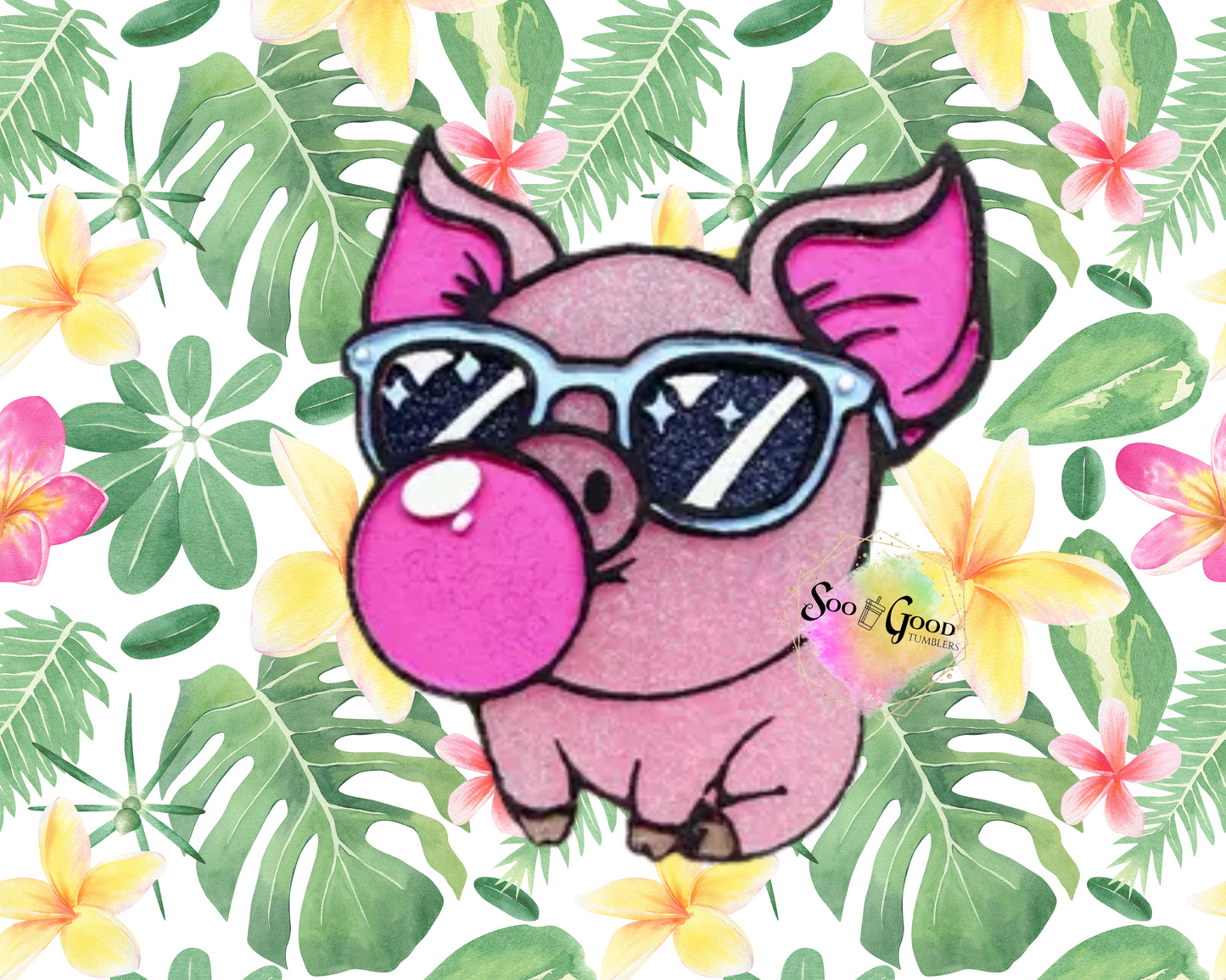 Bubblegum Pig Blinged Car Freshie