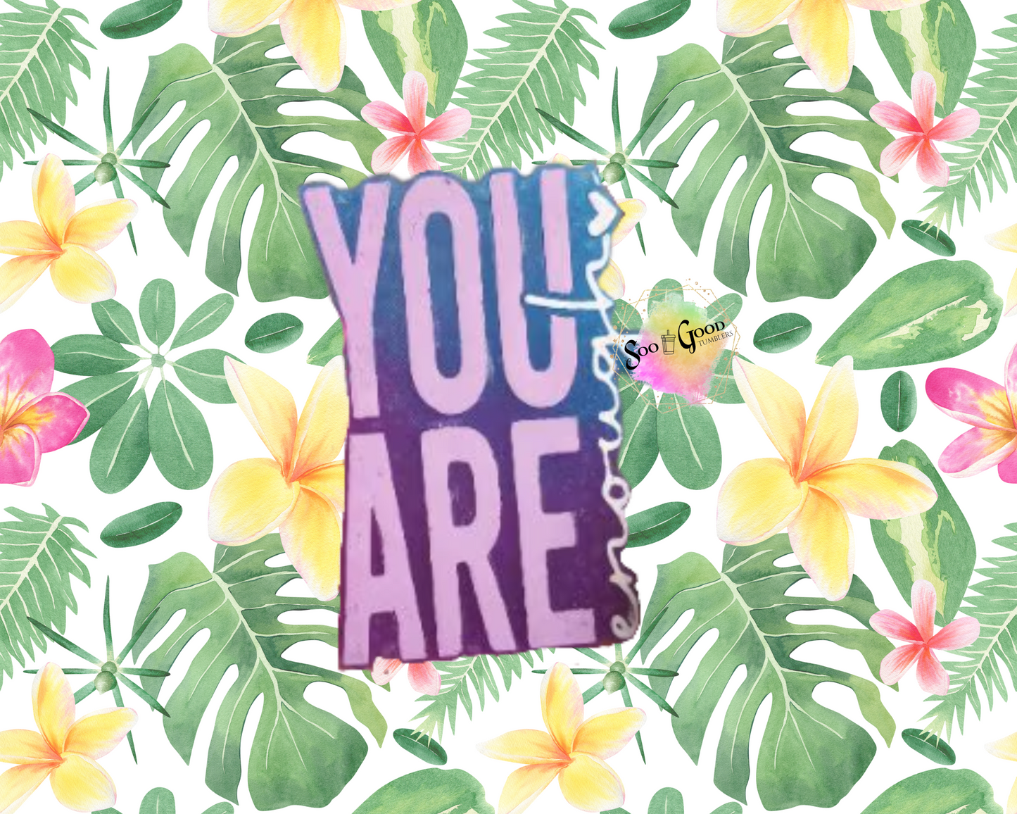 You Are Enough Blinged Car Freshie