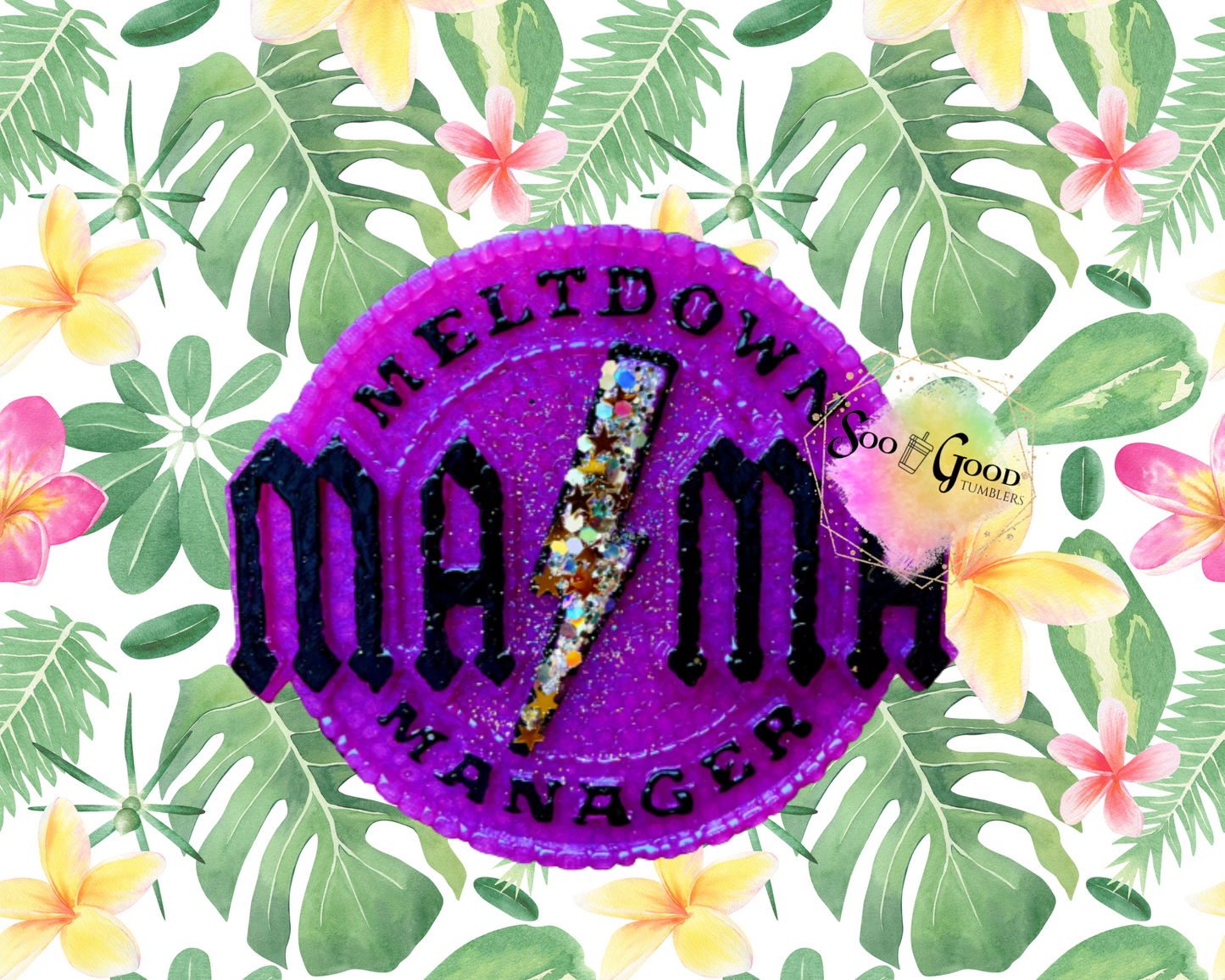 Meltdown Mama Blinged Car Freshie