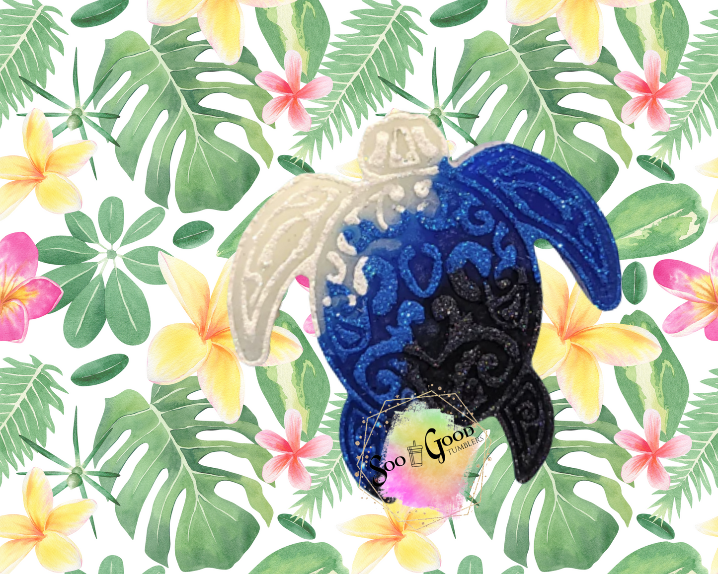 Sea Turtle Blinged Car Freshie