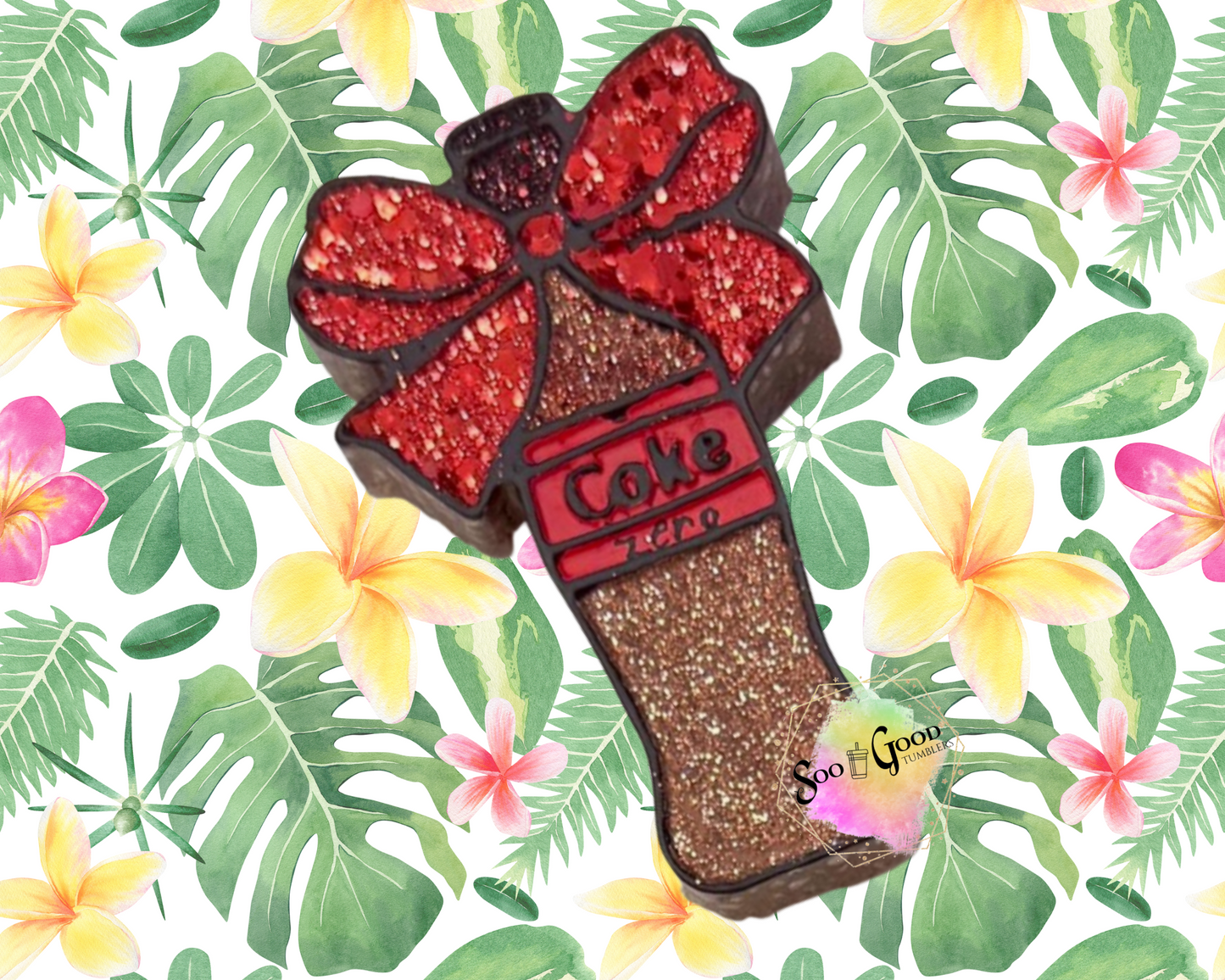 Coke Bottle Blinged Car Freshie