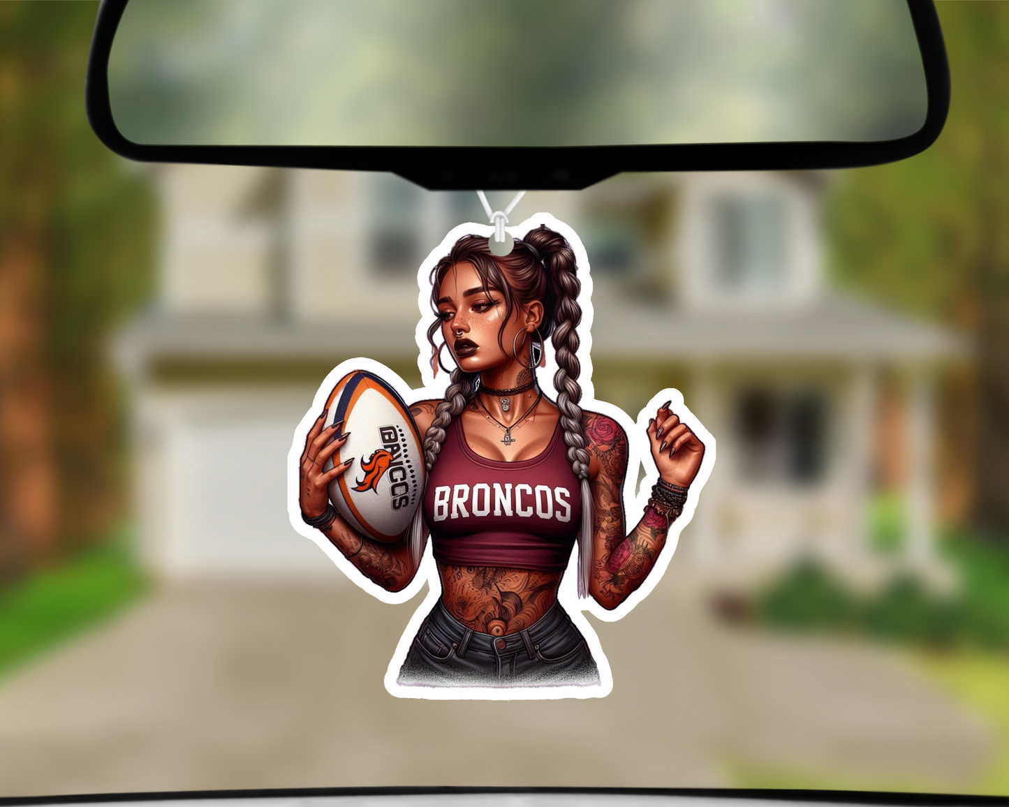 Sexy Goddess Fan Fave - Brisbane Broncos Car Air Freshener