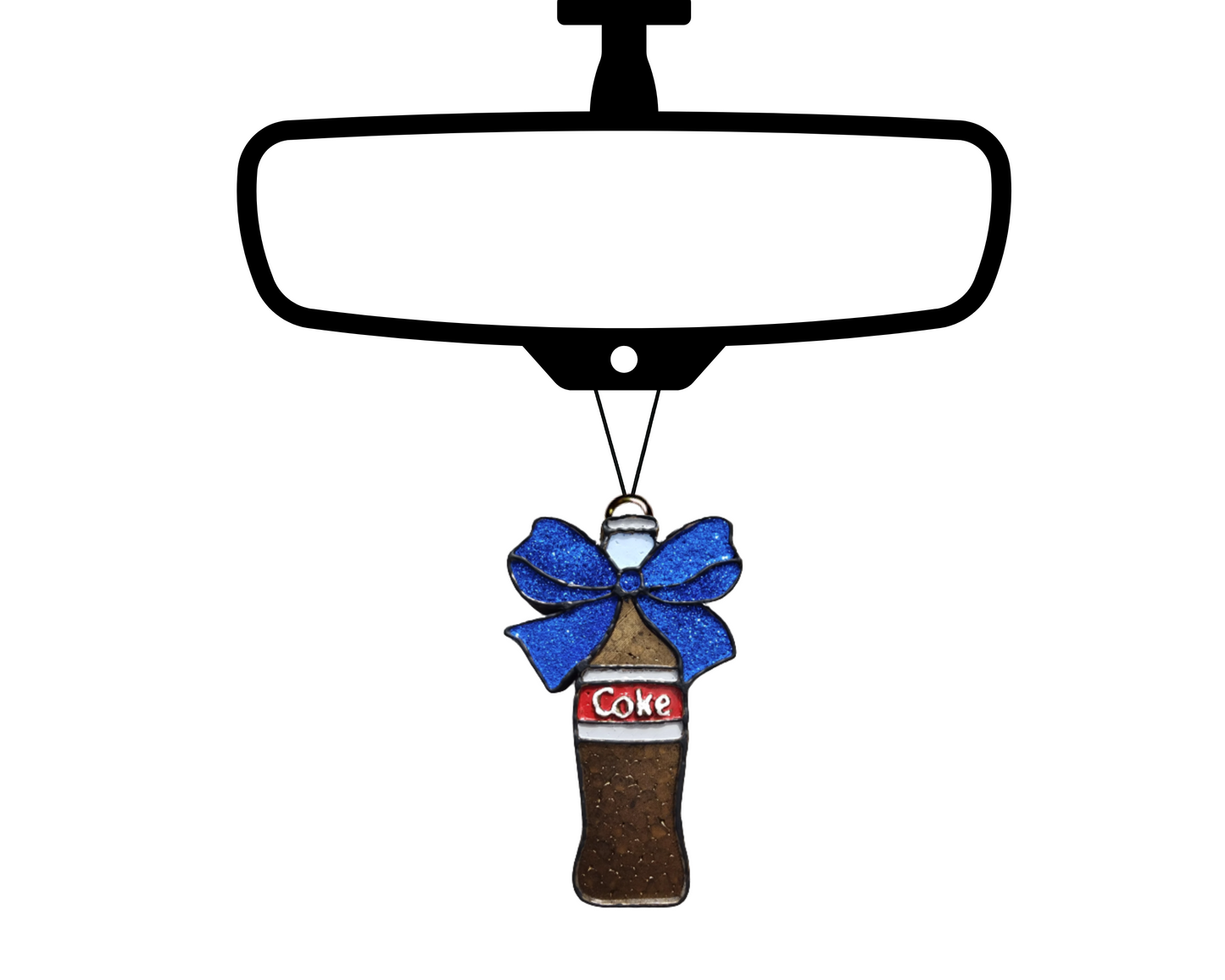 Coke Bottle Blinged Car Freshie