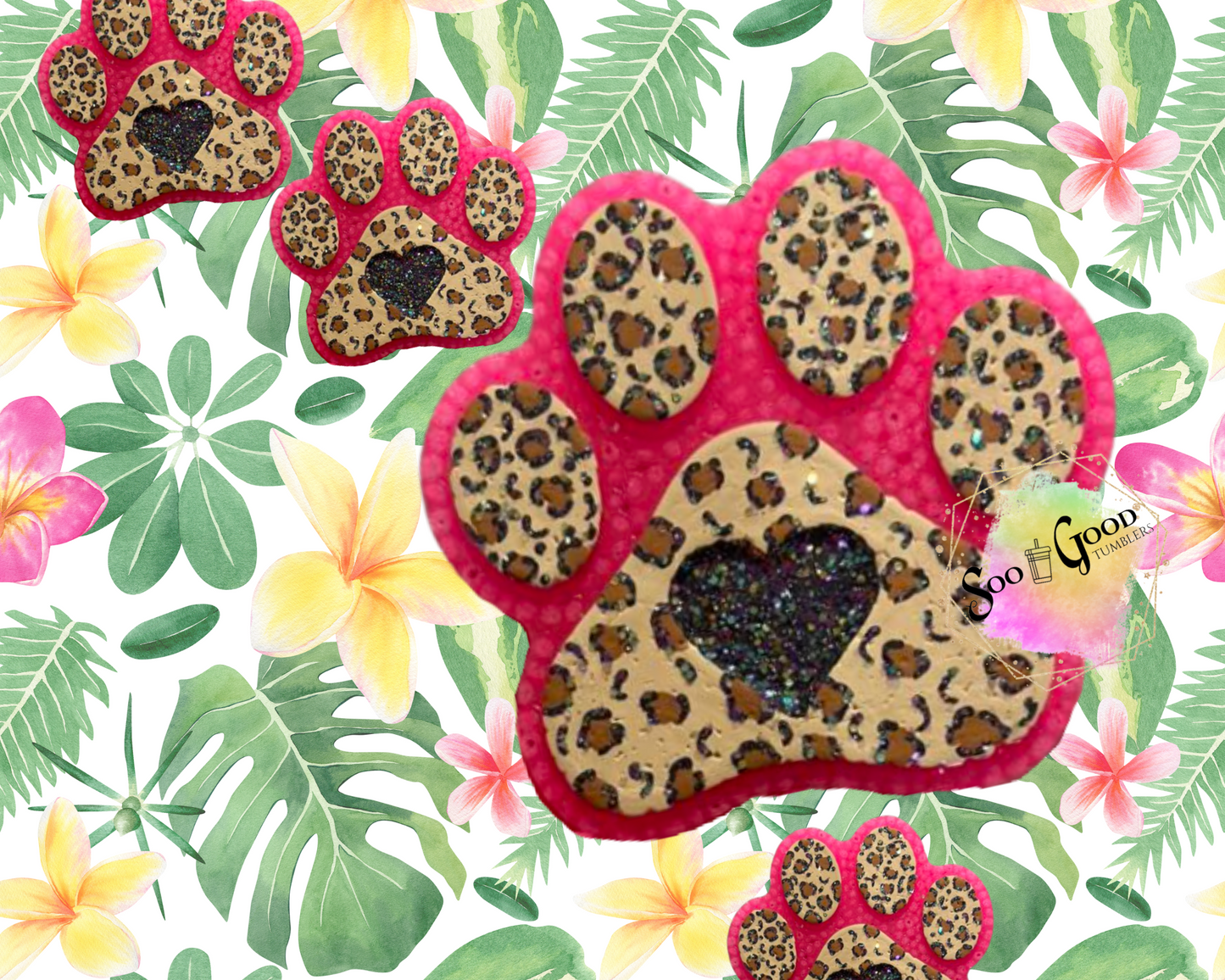 Puppy Paw Blinged Car Freshie