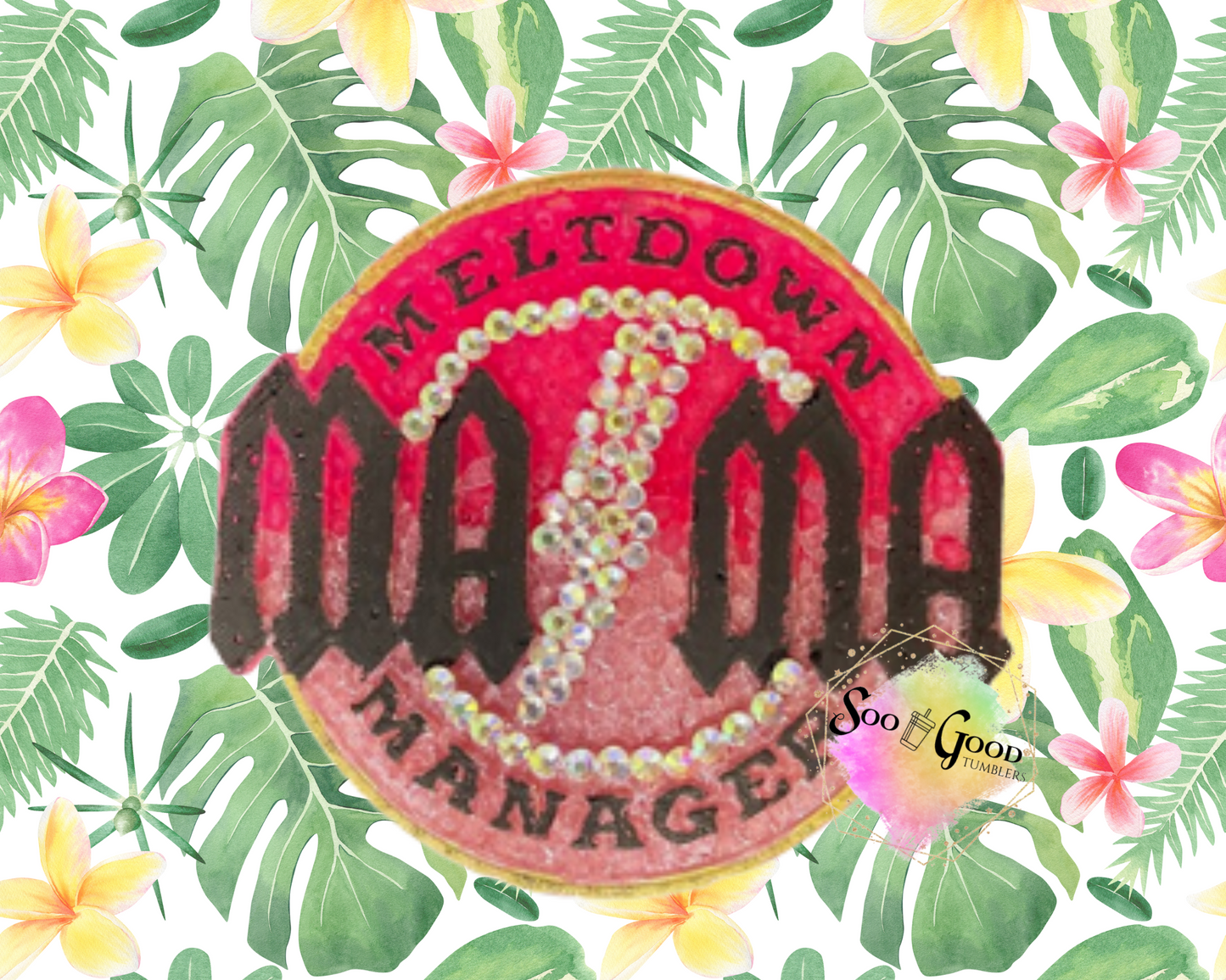 Meltdown Mama Blinged Car Freshie