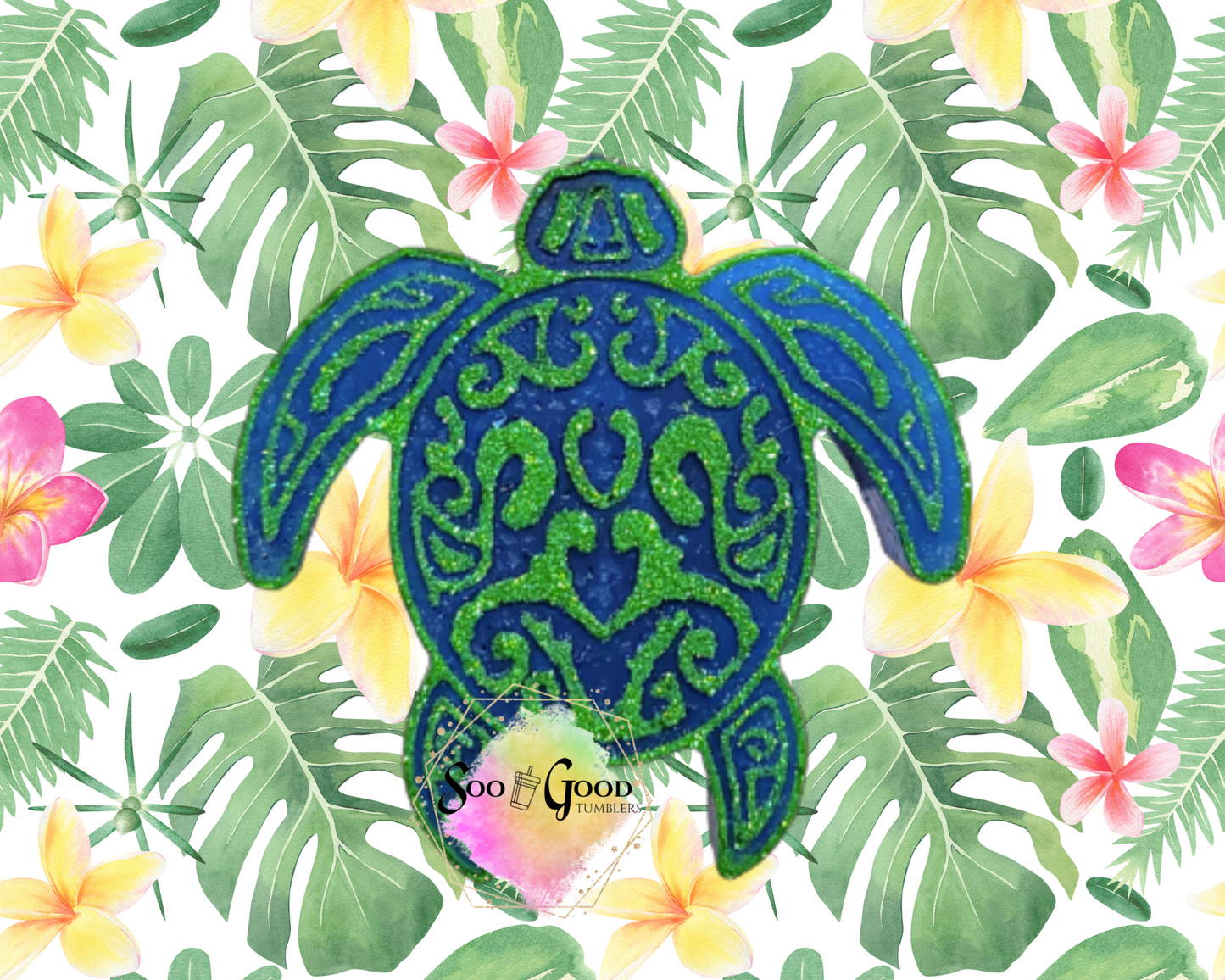 Sea Turtle Blinged Car Freshie