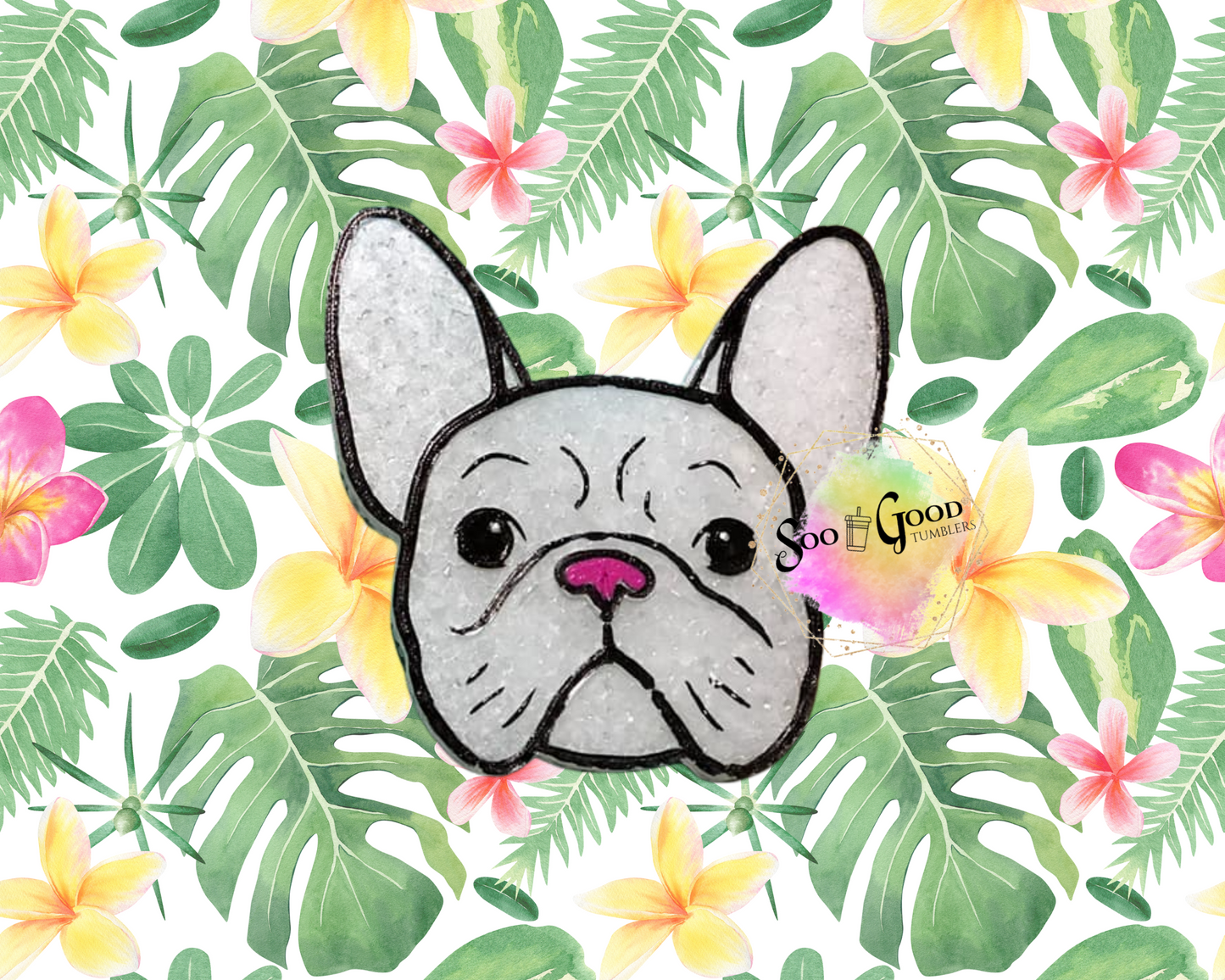 French Bulldog Blinged Car Freshie