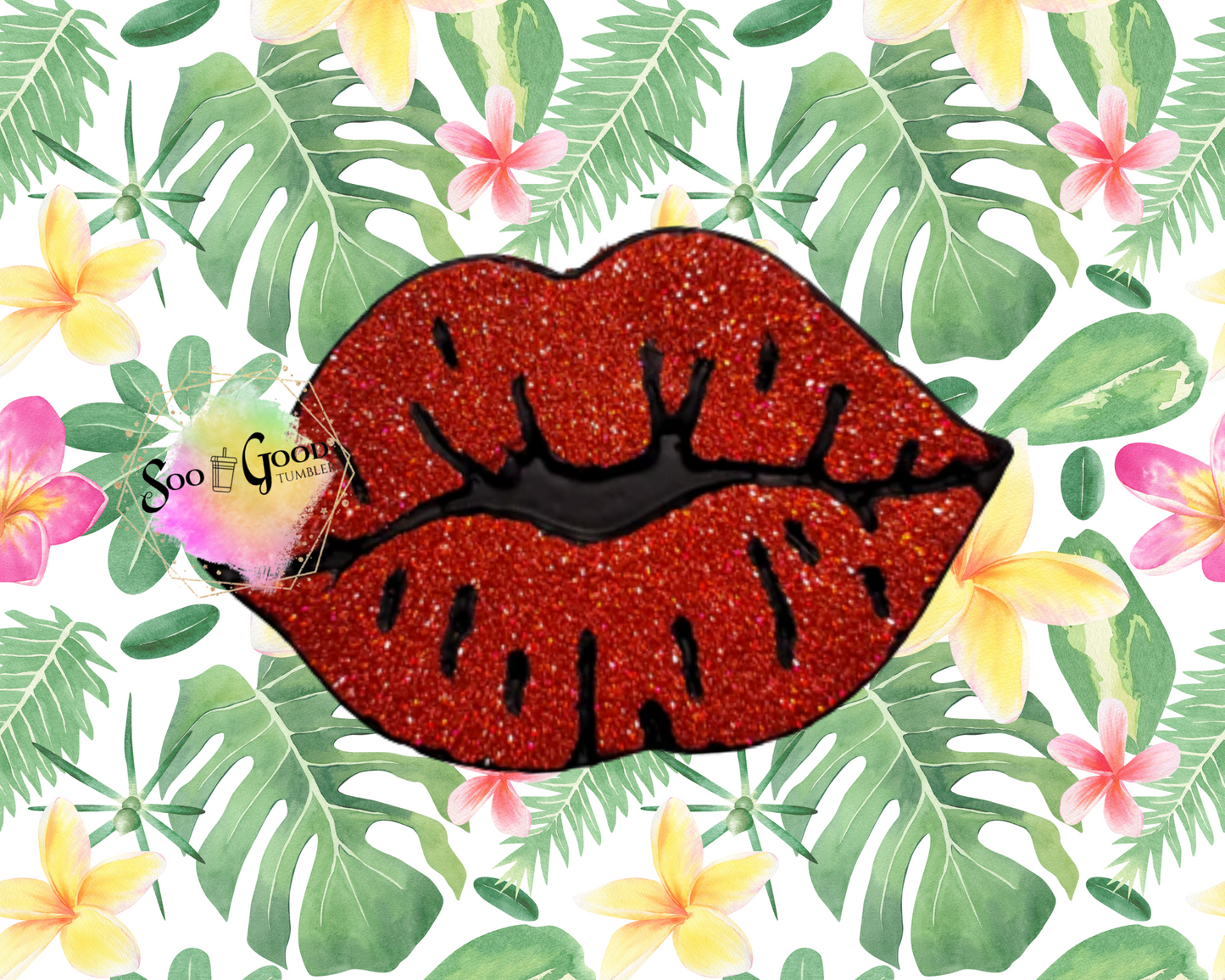 Lips Blinged Car Freshie