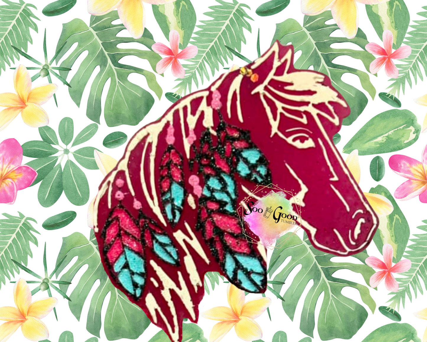 Horse Blinged Car Freshie
