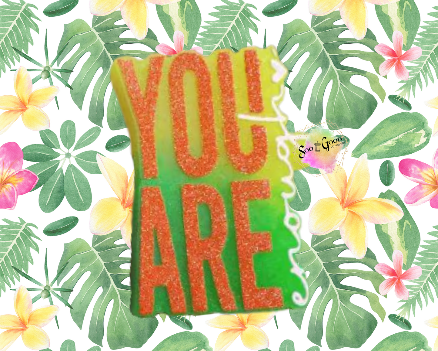 You Are Enough Blinged Car Freshie