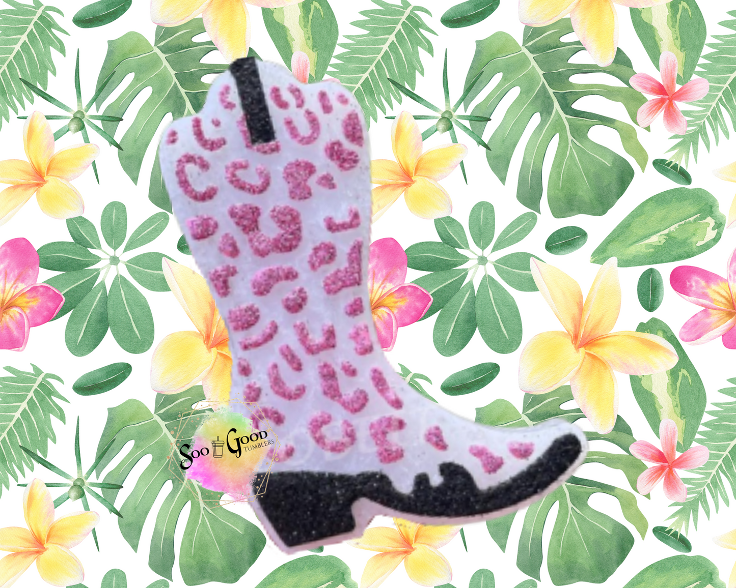 Western Boot Blinged Car Freshie