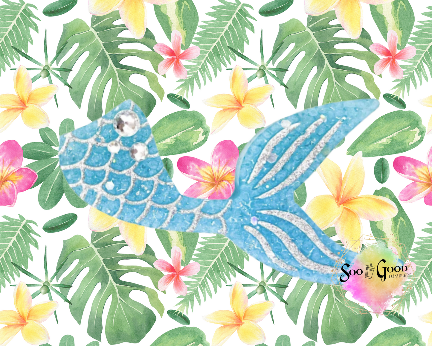 Mermaid Tail Blinged Car Freshie