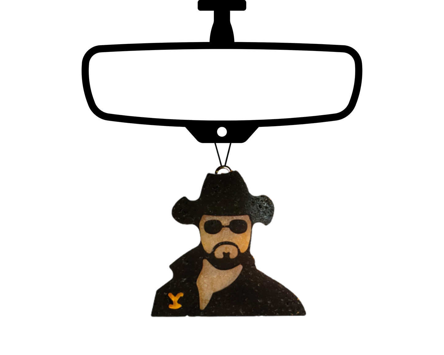RIP Yellowstone Blinged Car Freshie