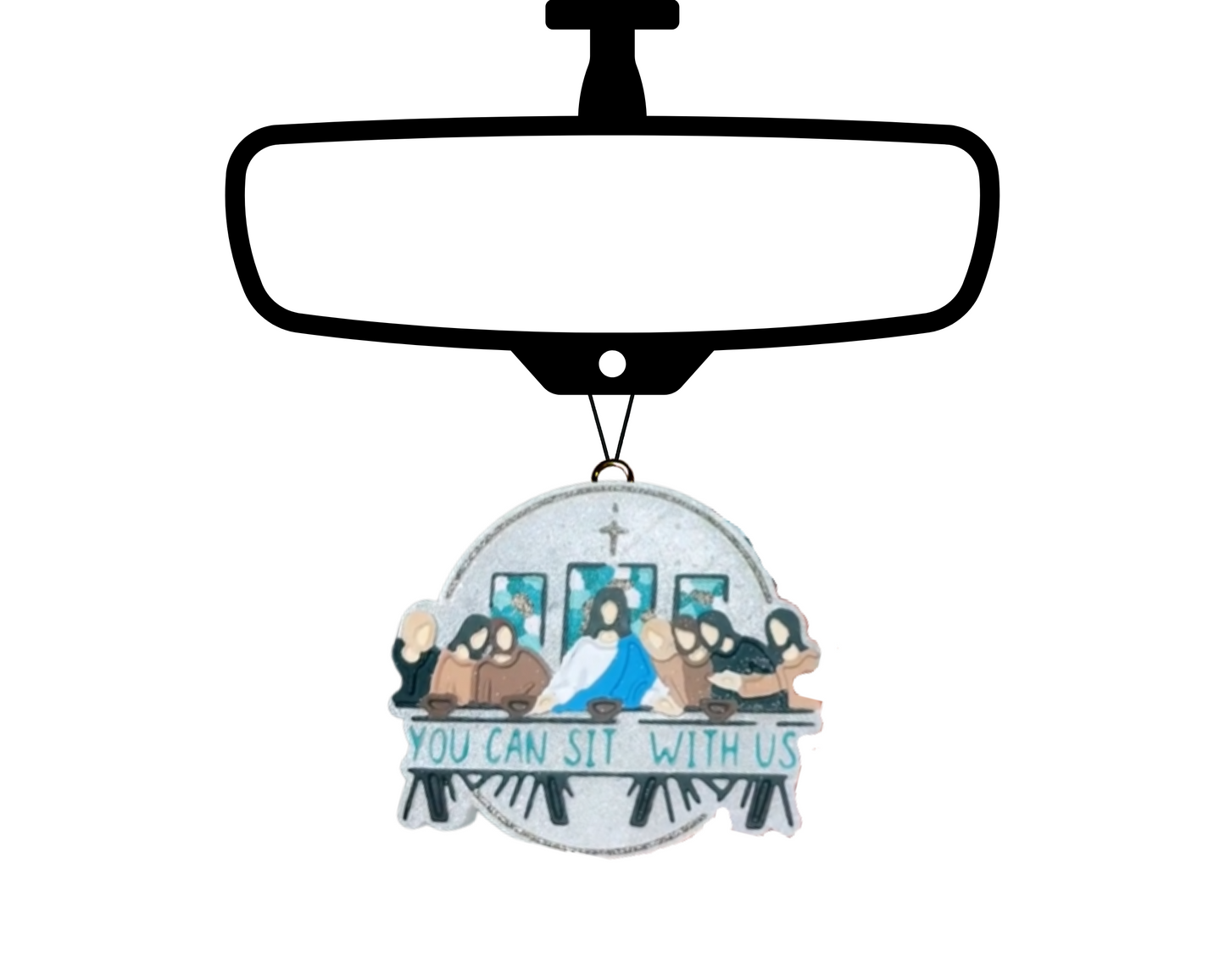 You Can Sit With Us Blinged Car Freshie