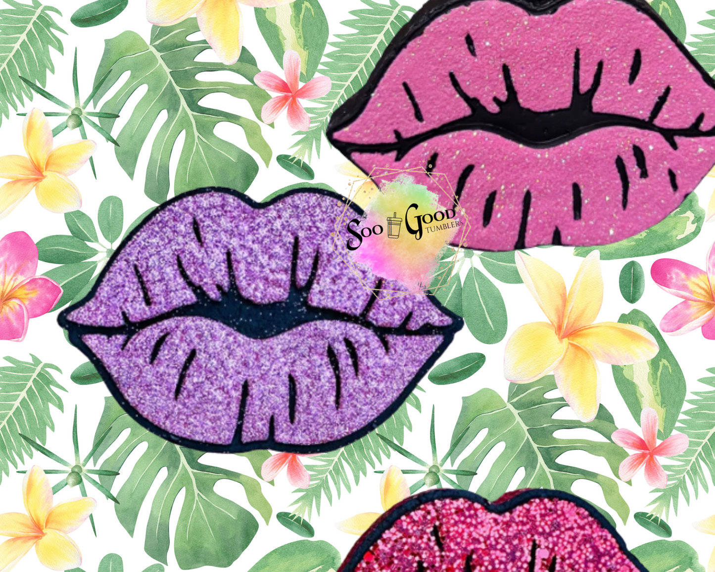 Lips Blinged Car Freshie