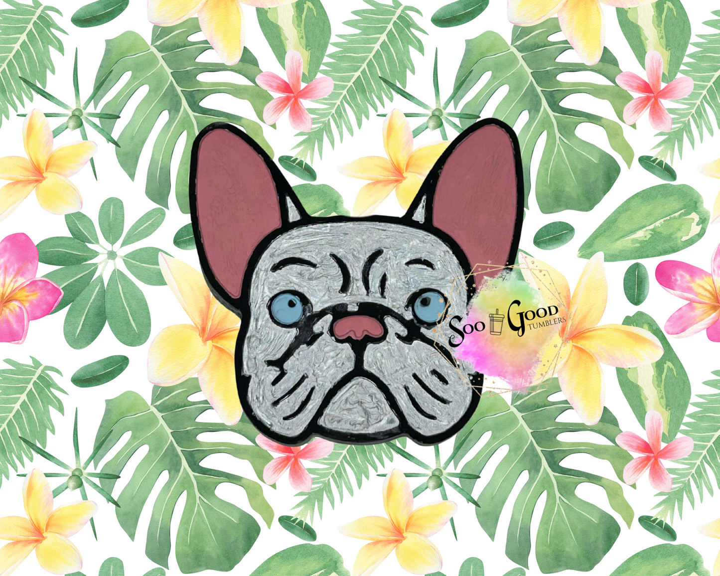 French Bulldog Blinged Car Freshie