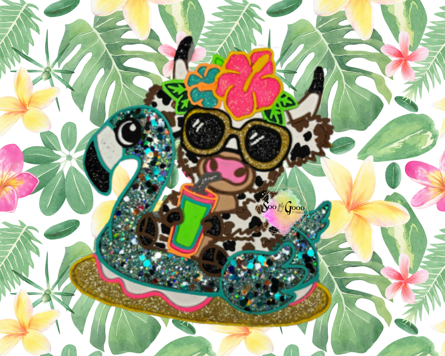 Floating Highlander Blinged Car Freshie