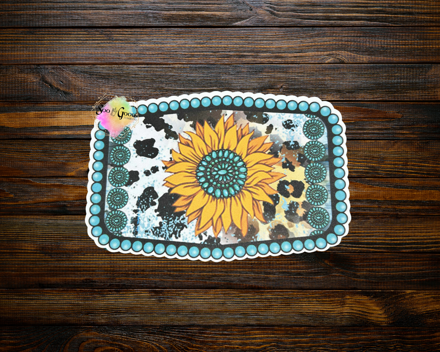 Belt Buckle Cardstock Car Freshie (Style 7)